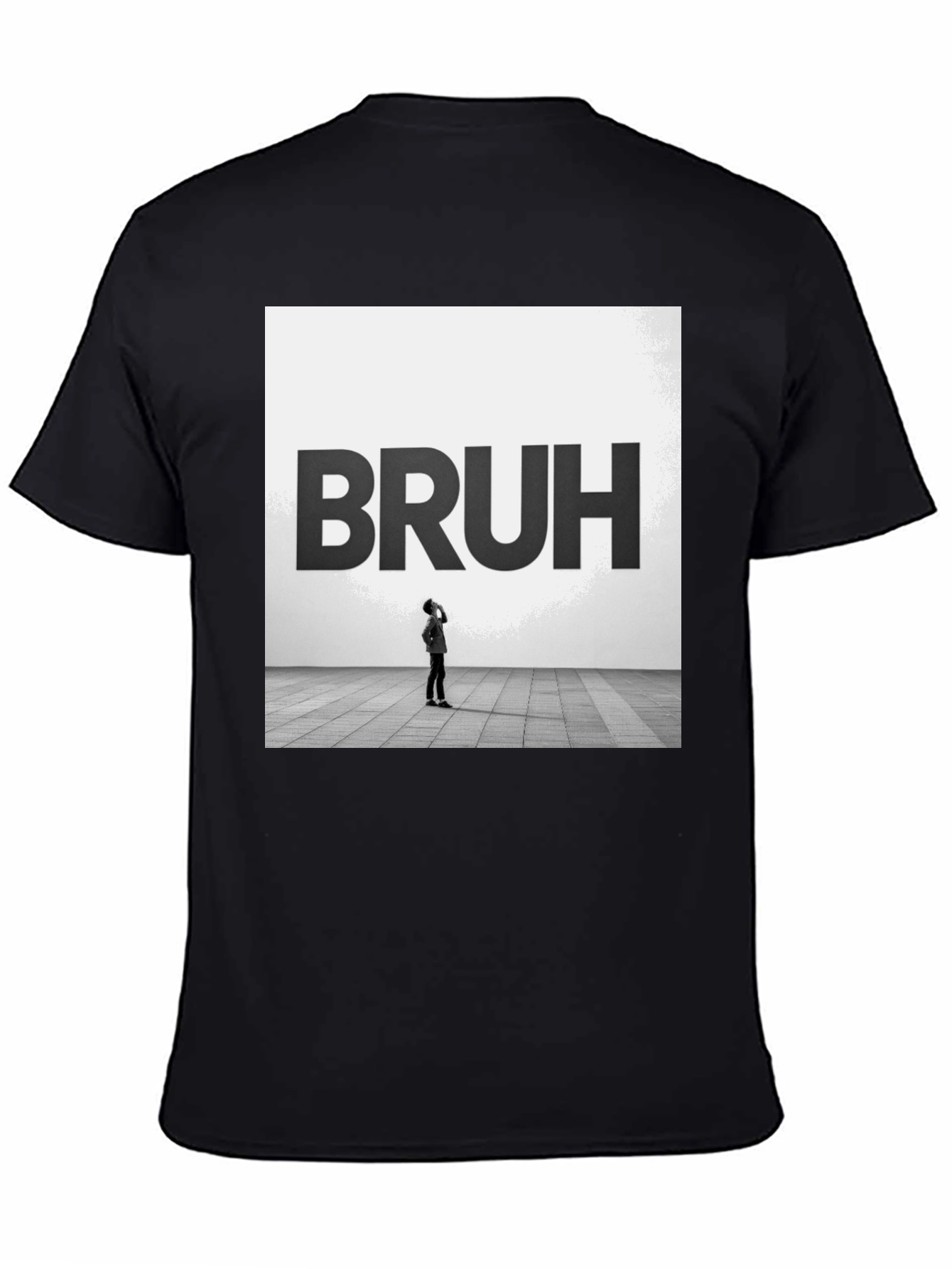Bruh Graphic Tee - Modern Minimalist T-Shirt