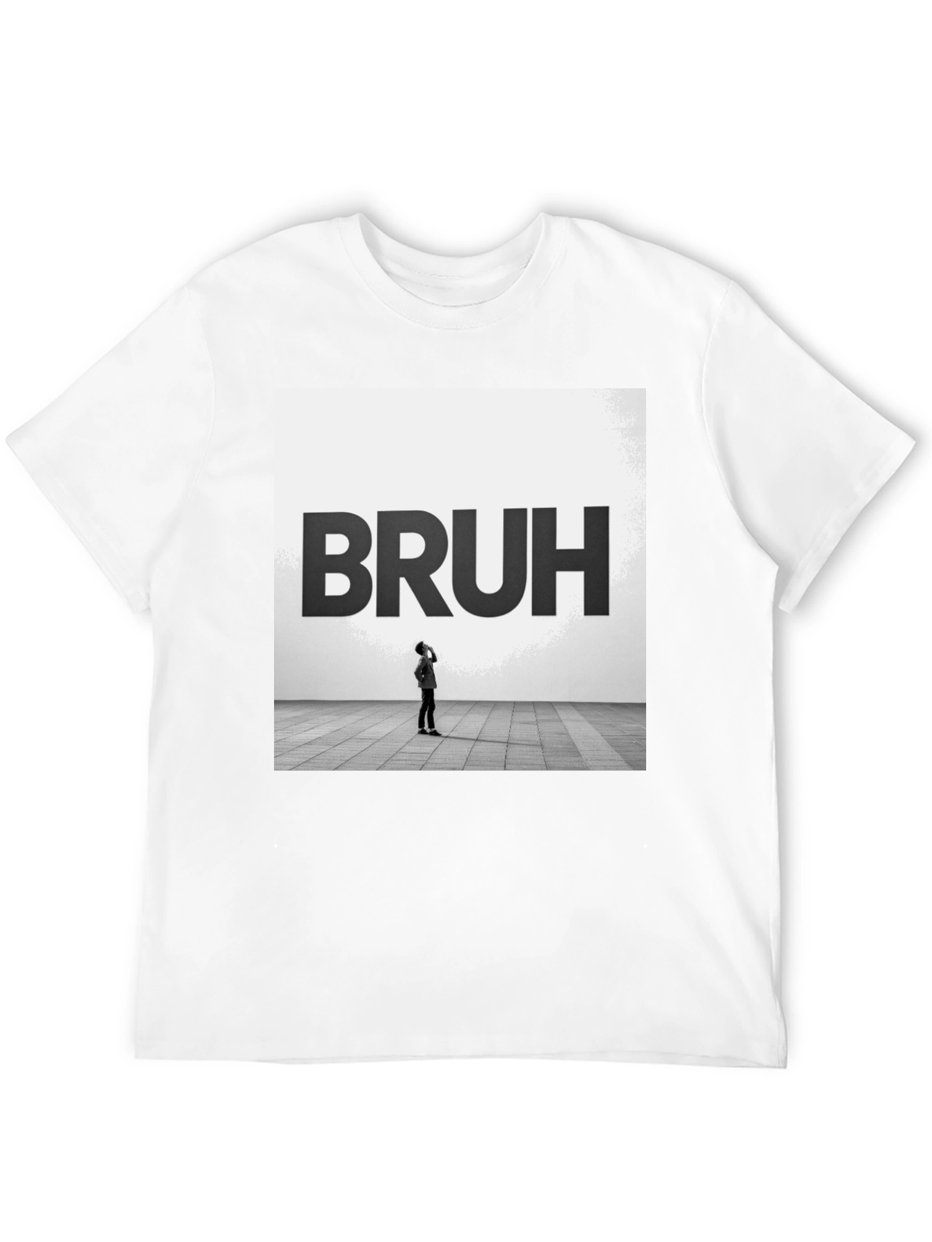Bruh Graphic Tee - Modern Minimalist T-Shirt