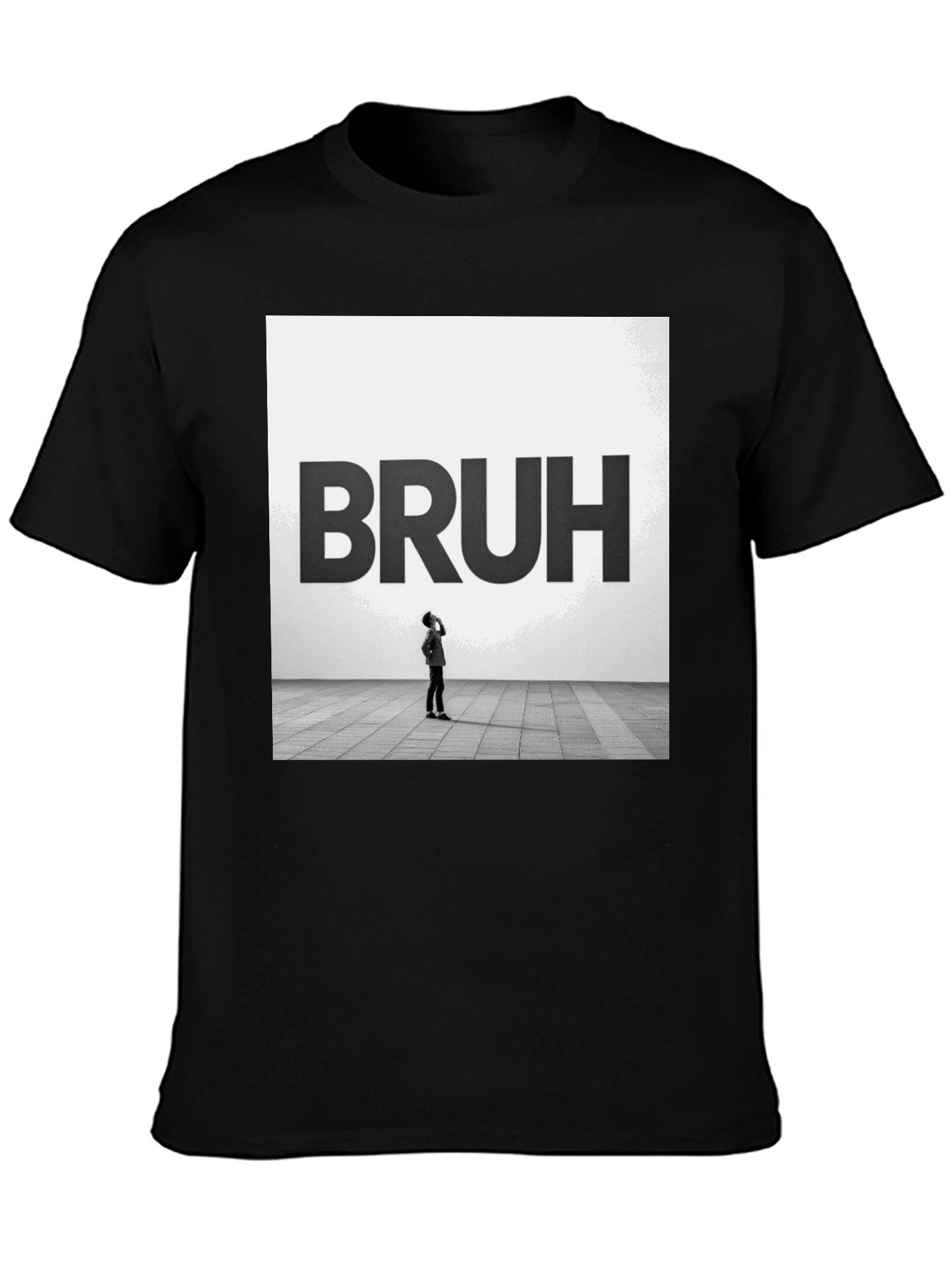 Bruh Graphic Tee - Modern Minimalist T-Shirt