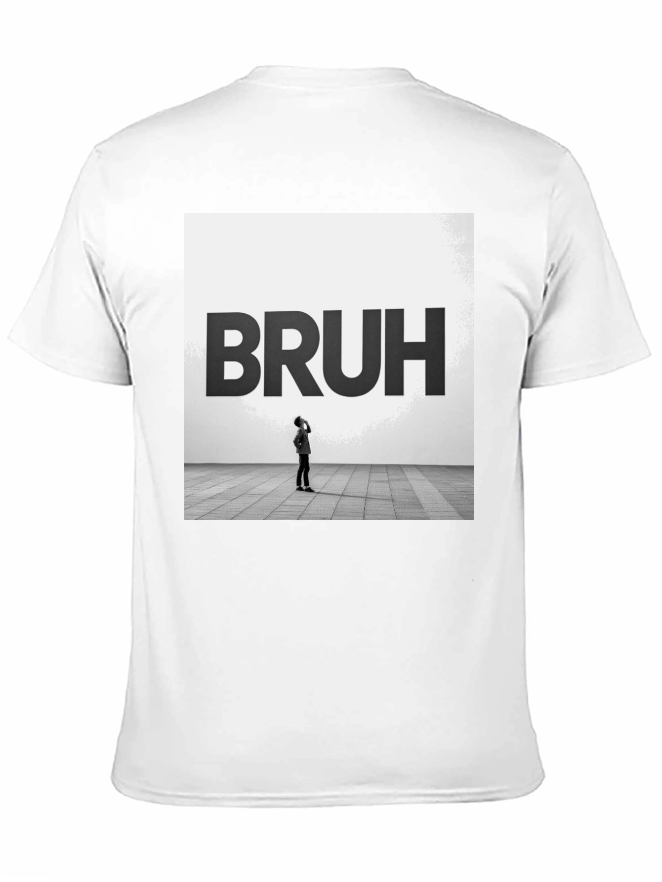 Bruh Graphic Tee - Modern Minimalist T-Shirt
