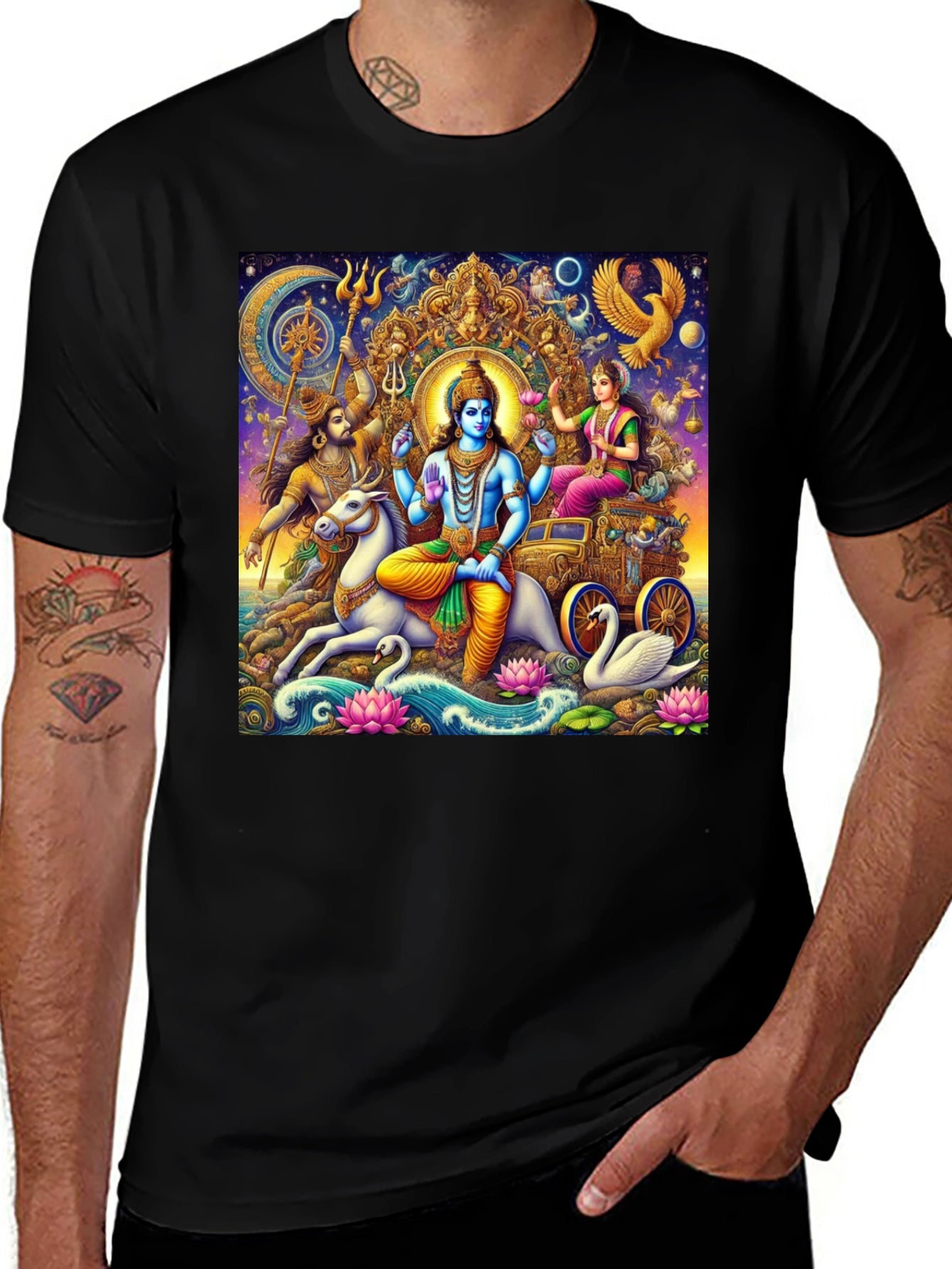 Hindu God Artwork T-Shirt