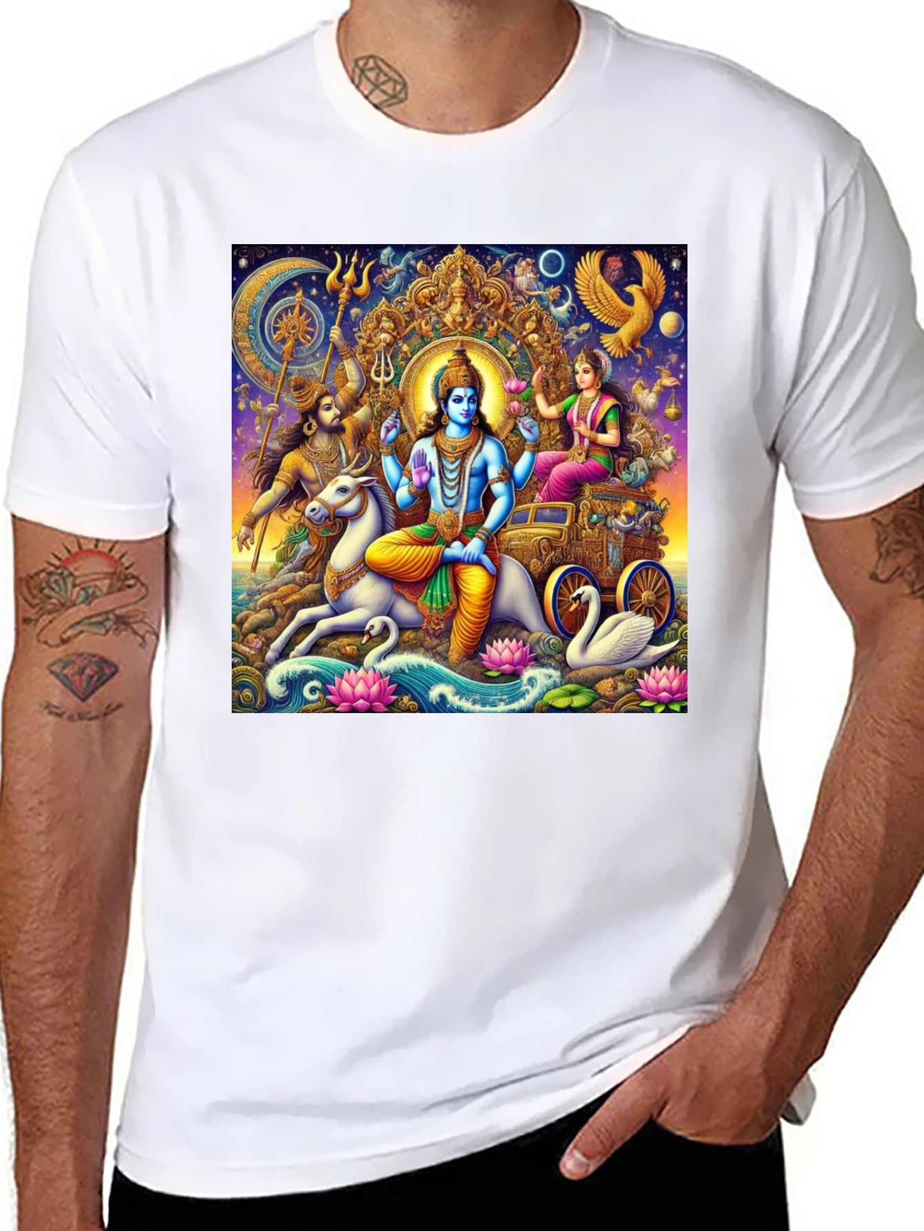 Hindu God Artwork T-Shirt