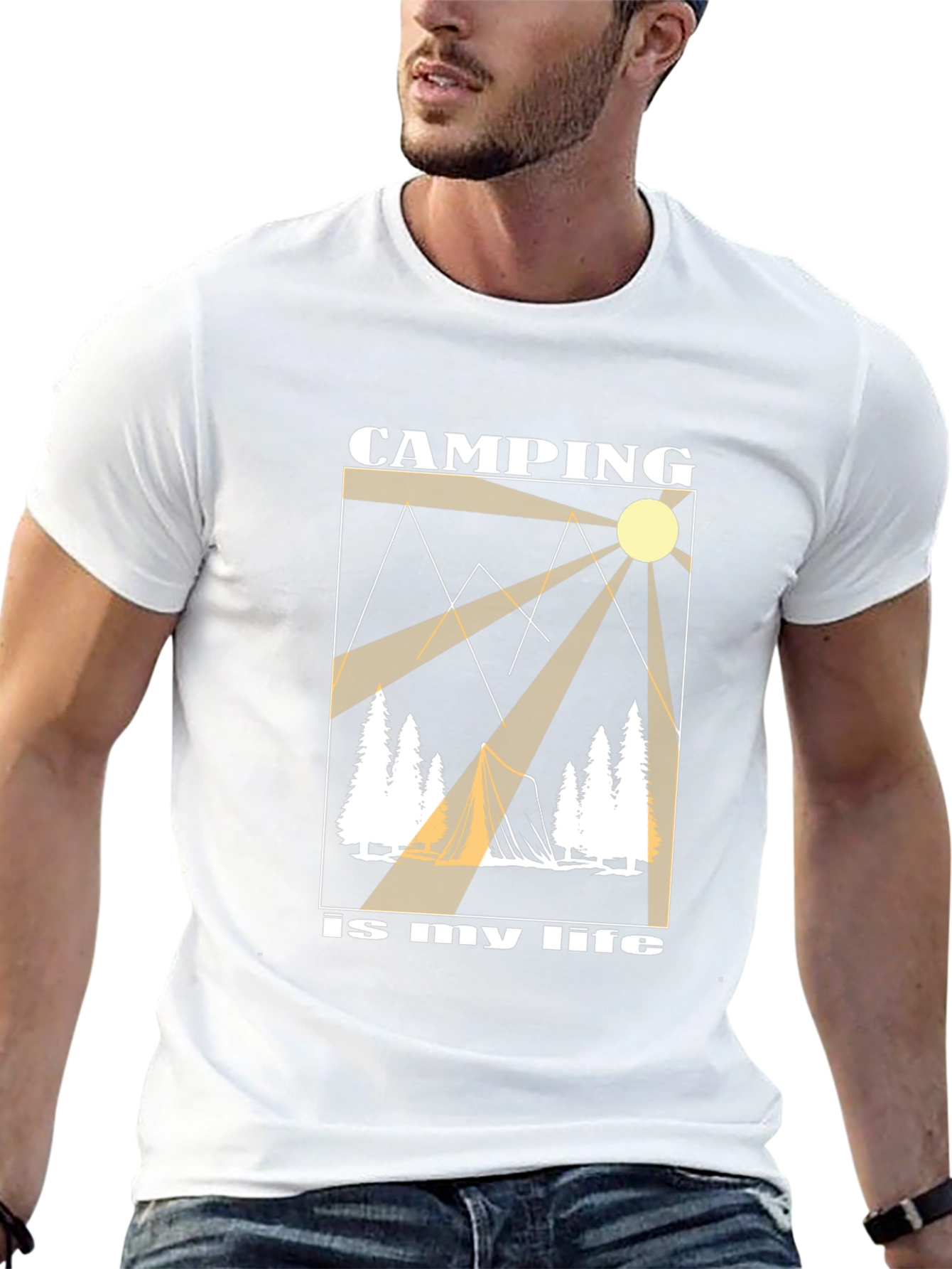 Camping Is My Life Graphic T-Shirt