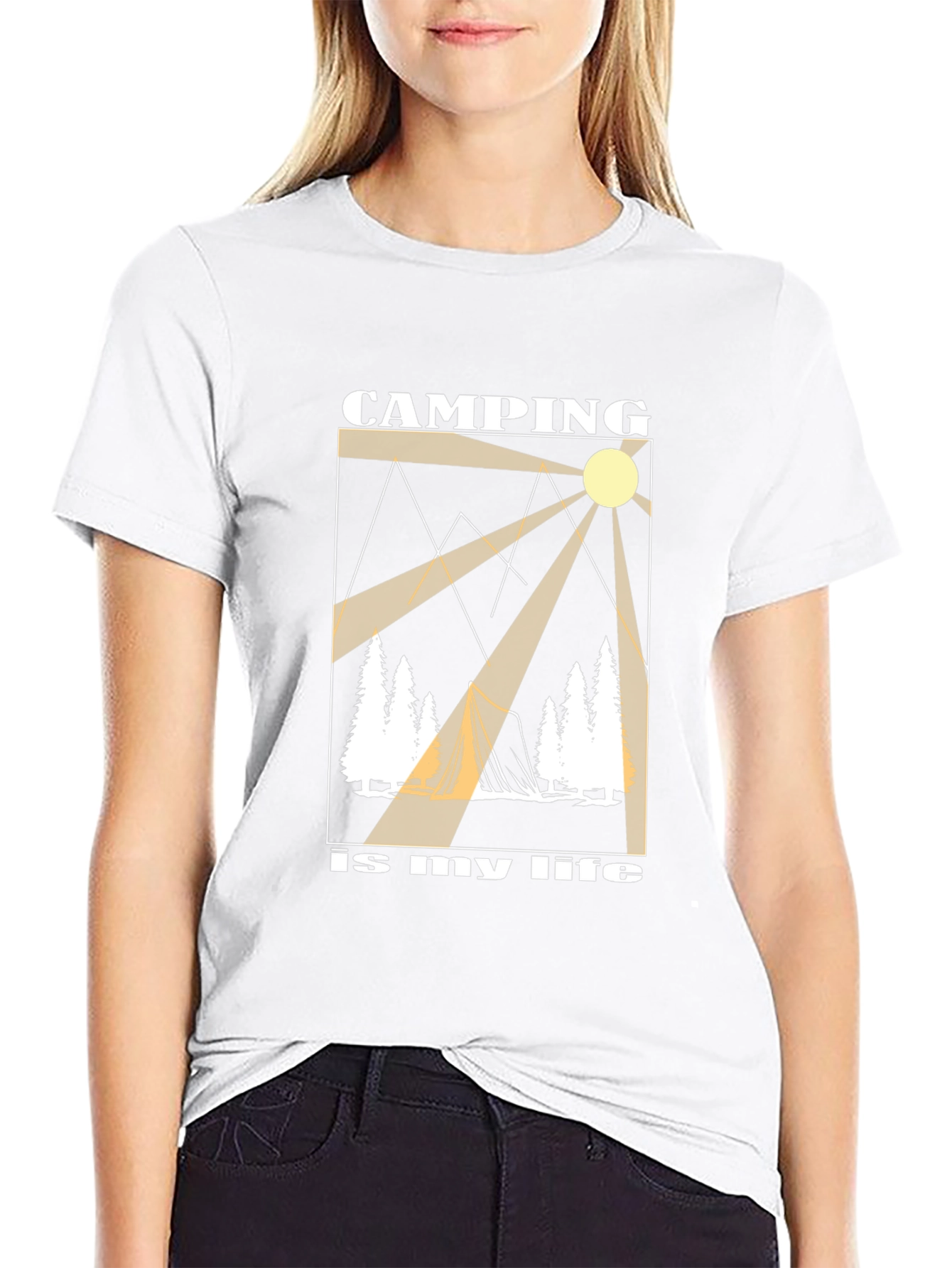 Camping Is My Life Graphic T-Shirt