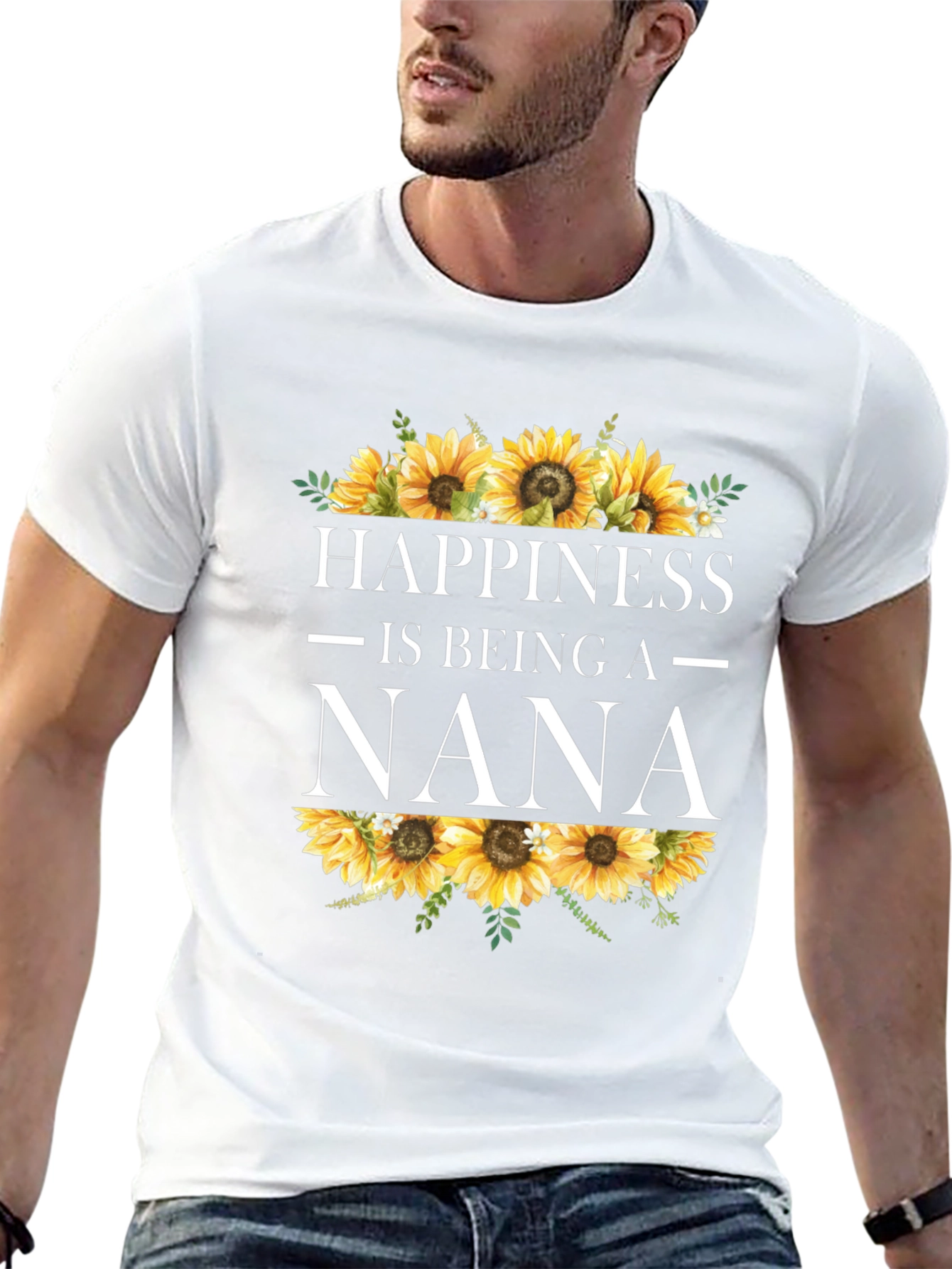 Happiness is Being a Nana Sunflower T-Shirt