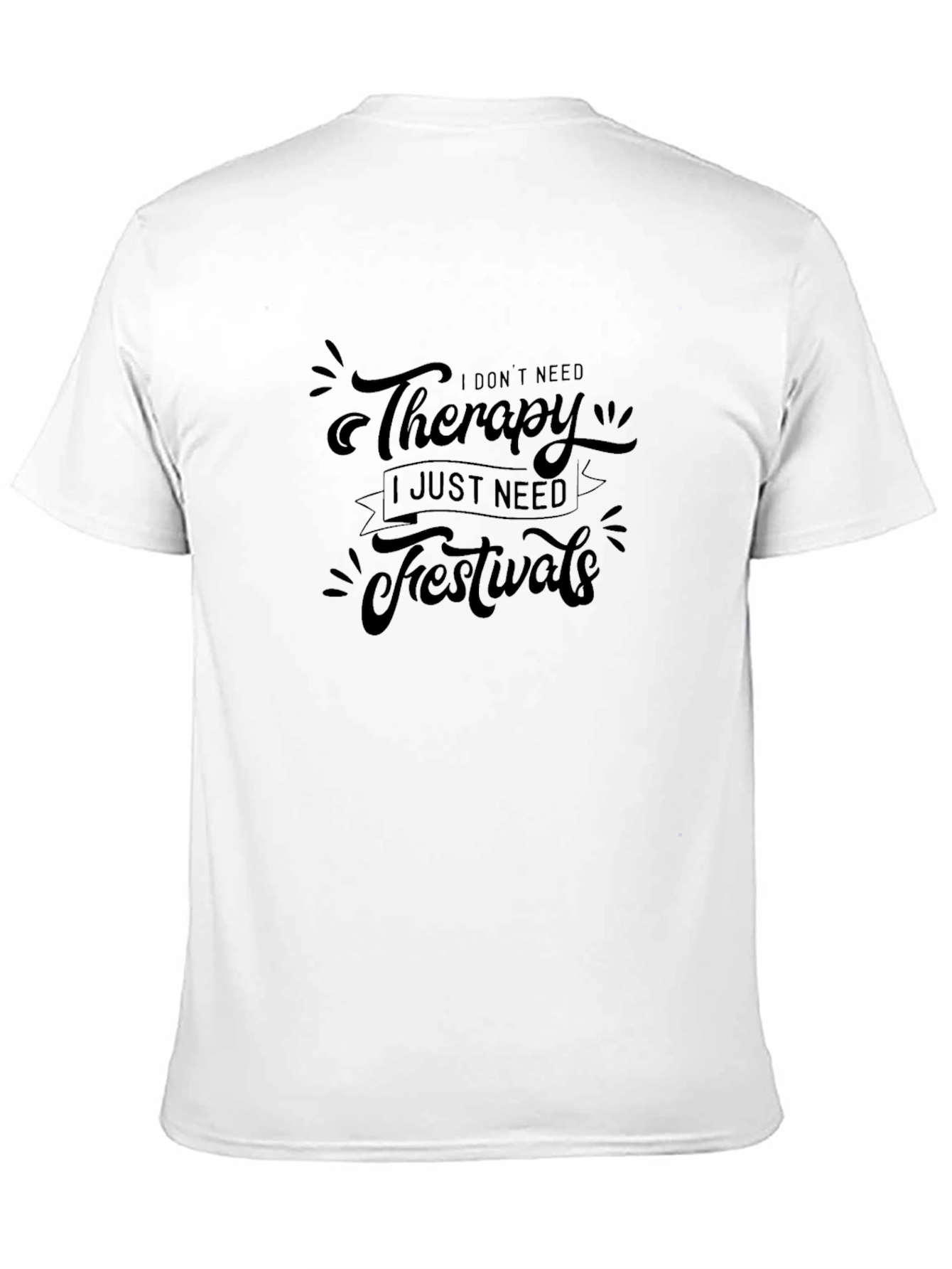 Therapy Festivals T-Shirt - Black
