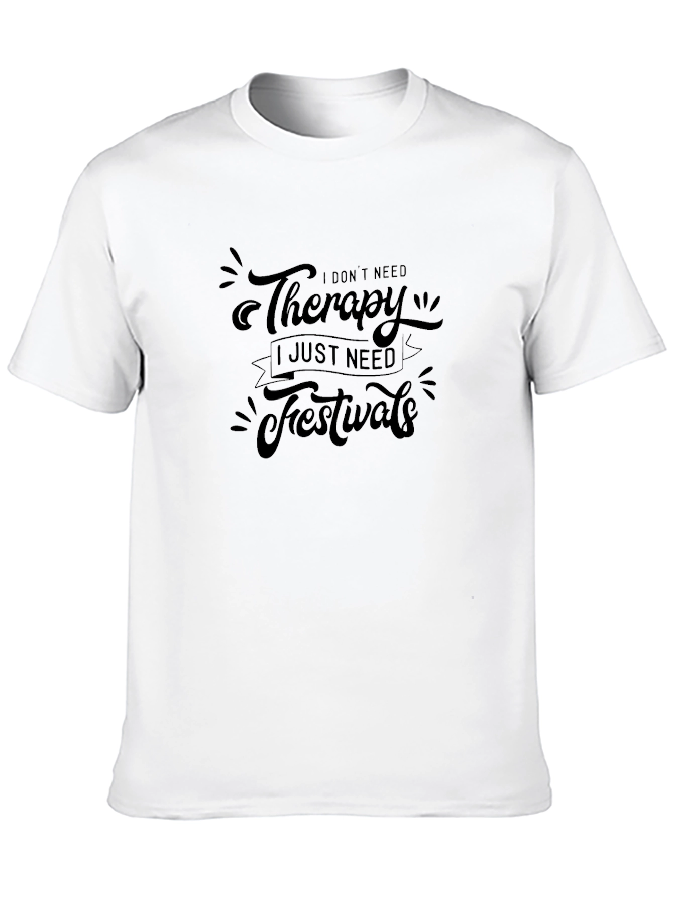 Therapy Festivals T-Shirt - Black