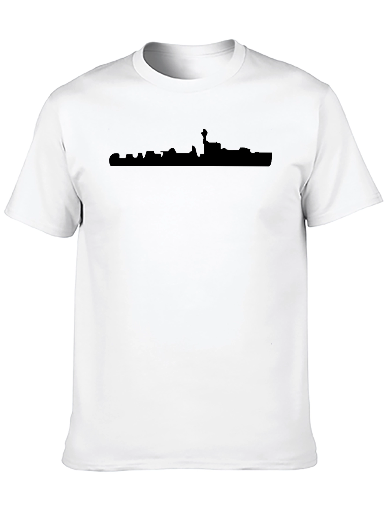 City Skyline Black T-Shirt