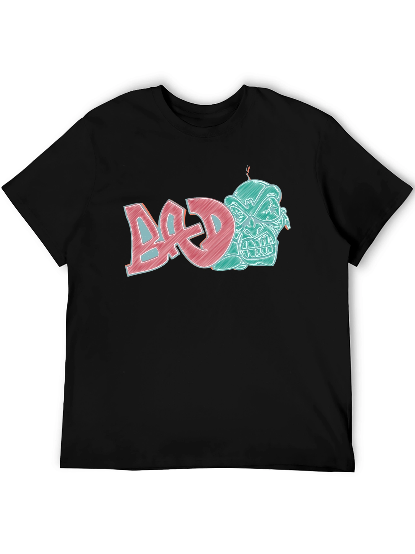 Edgy Graphic T-Shirt - BAD