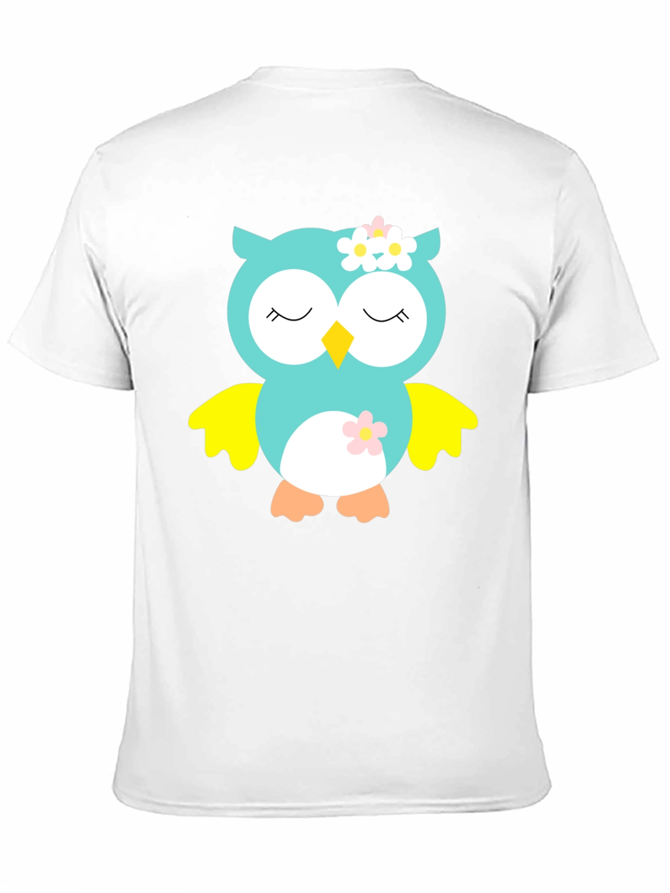 Owl Graphic Tee - Cute Cartoon Animal T-Shirt