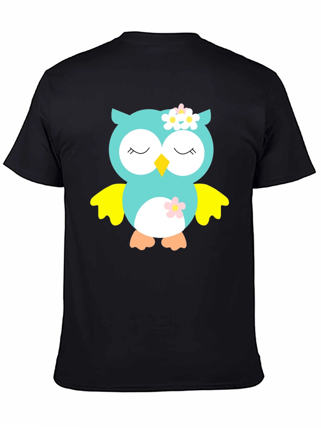 Owl Graphic Tee - Cute Cartoon Animal T-Shirt