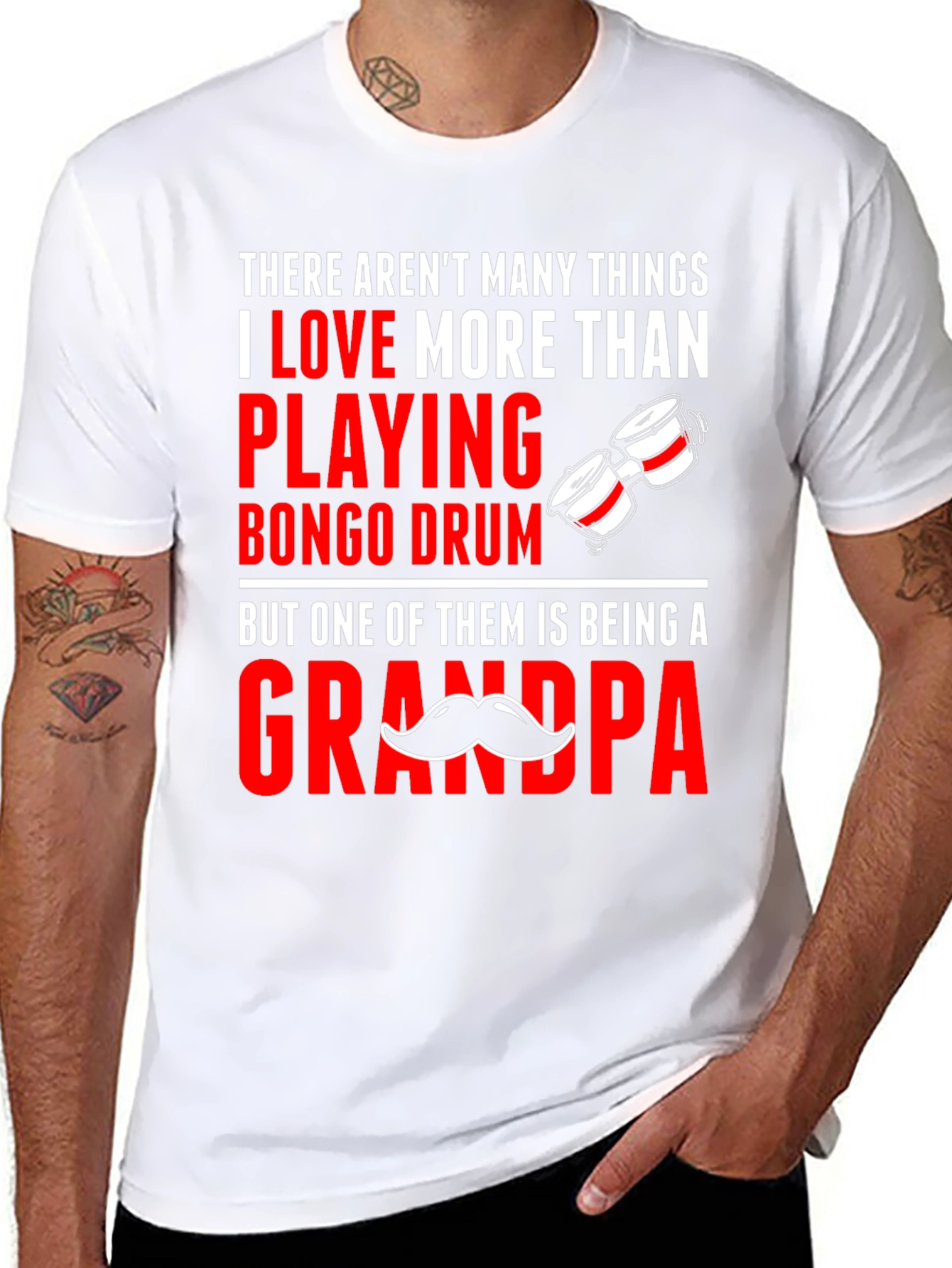 Bongo Drum Grandpa T-Shirt