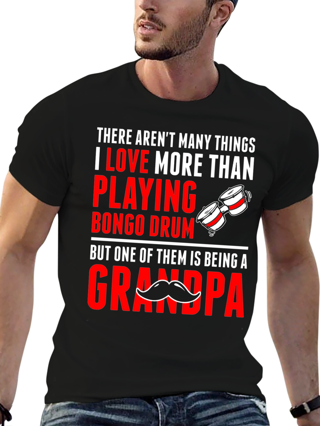 Bongo Drum Grandpa T-Shirt