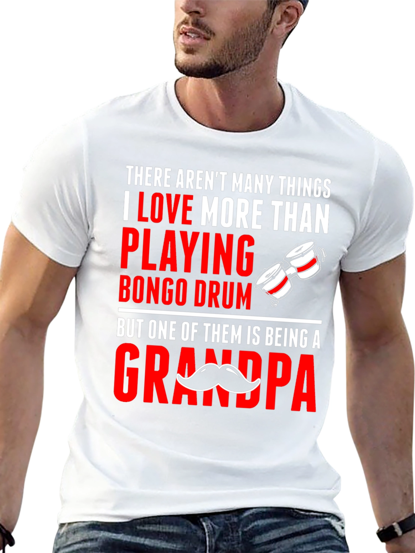 Bongo Drum Grandpa T-Shirt