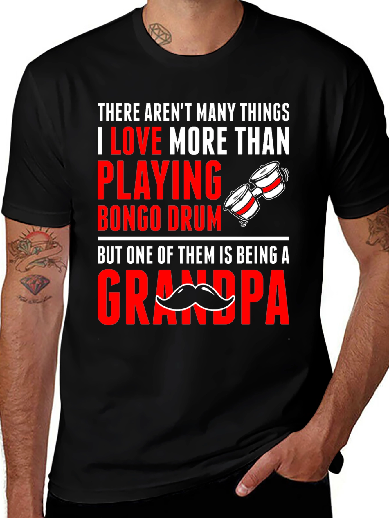 Bongo Drum Grandpa T-Shirt
