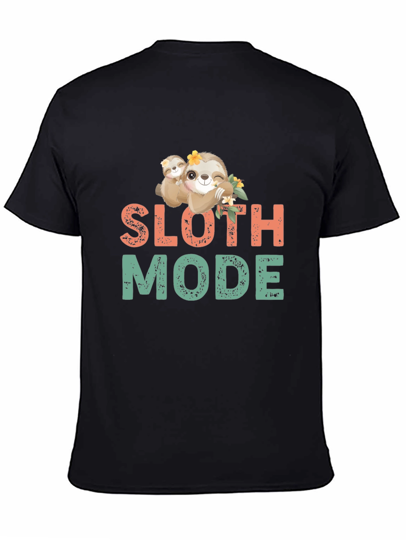 Sloth Mode Graphic Tee - Cute & Comfy
