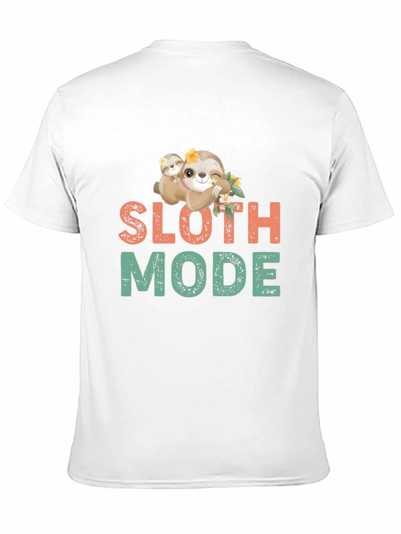 Sloth Mode Graphic Tee - Cute & Comfy