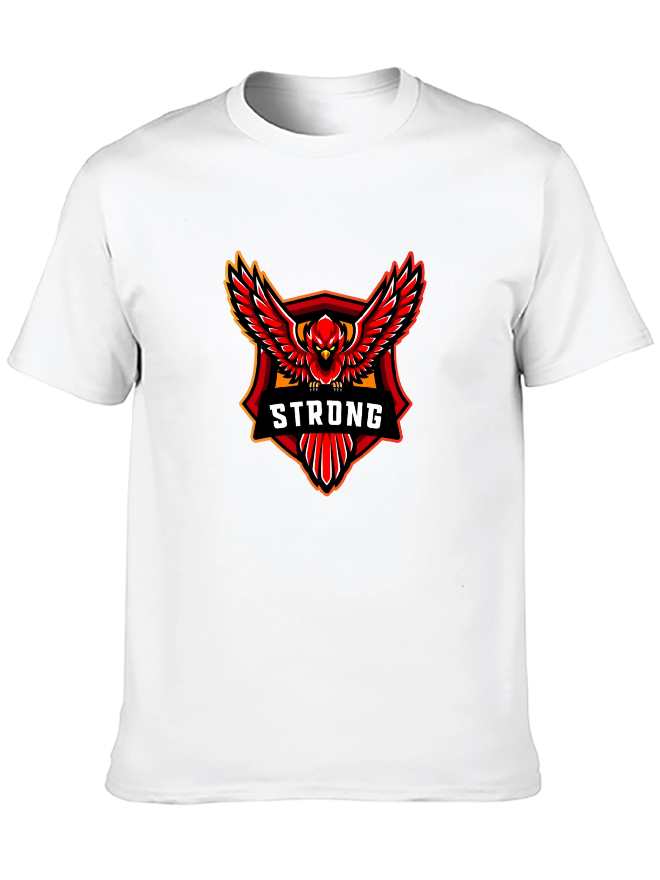 Strong Graphic Tee - Mens Black T-Shirt