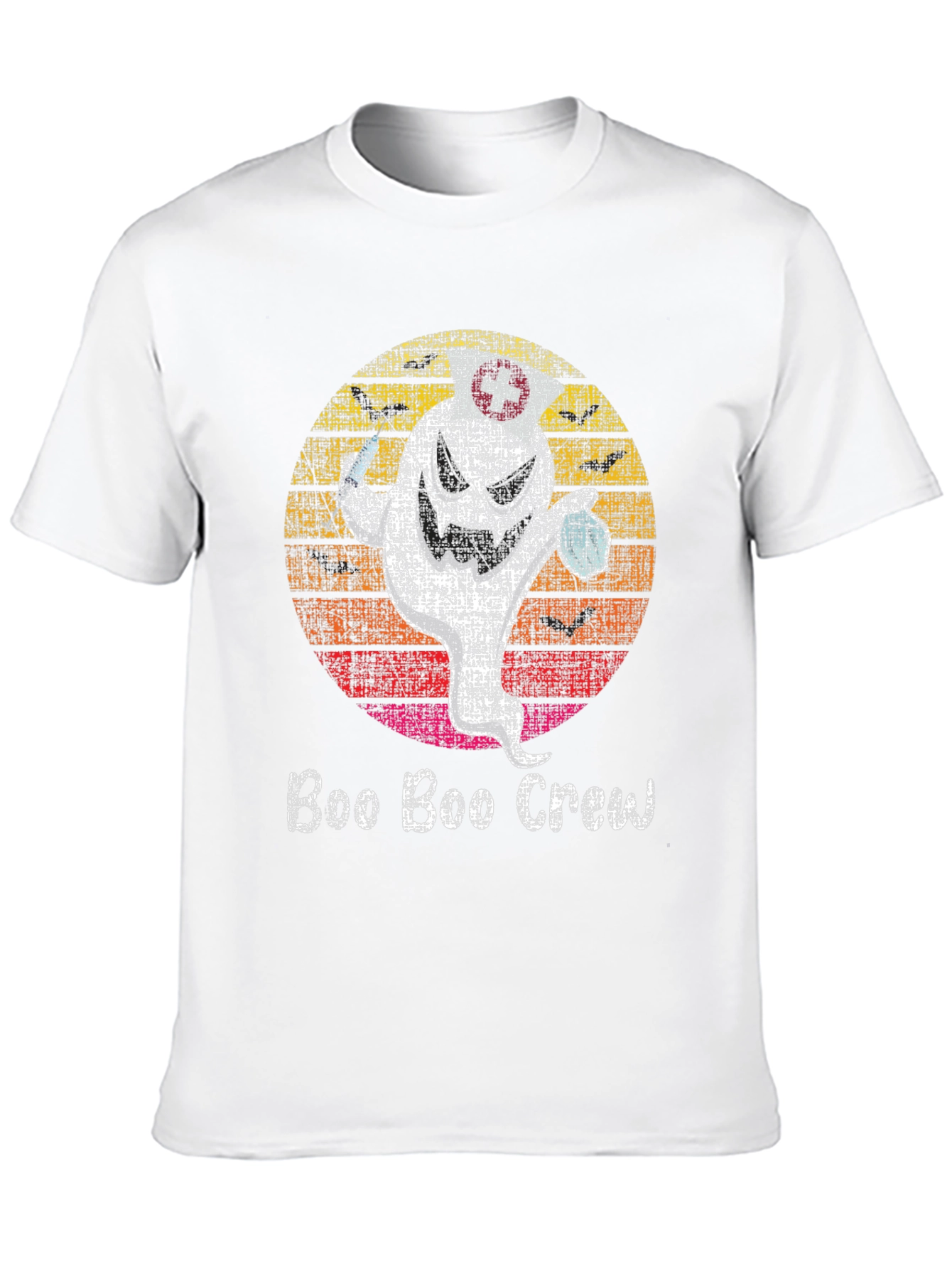 Boo Boo Crew T-Shirt Halloween Nurse Ghost