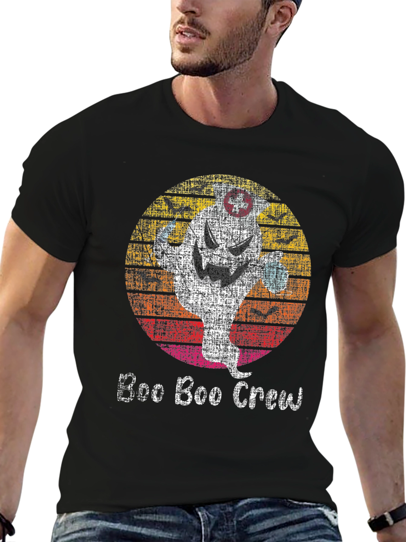 Boo Boo Crew T-Shirt Halloween Nurse Ghost