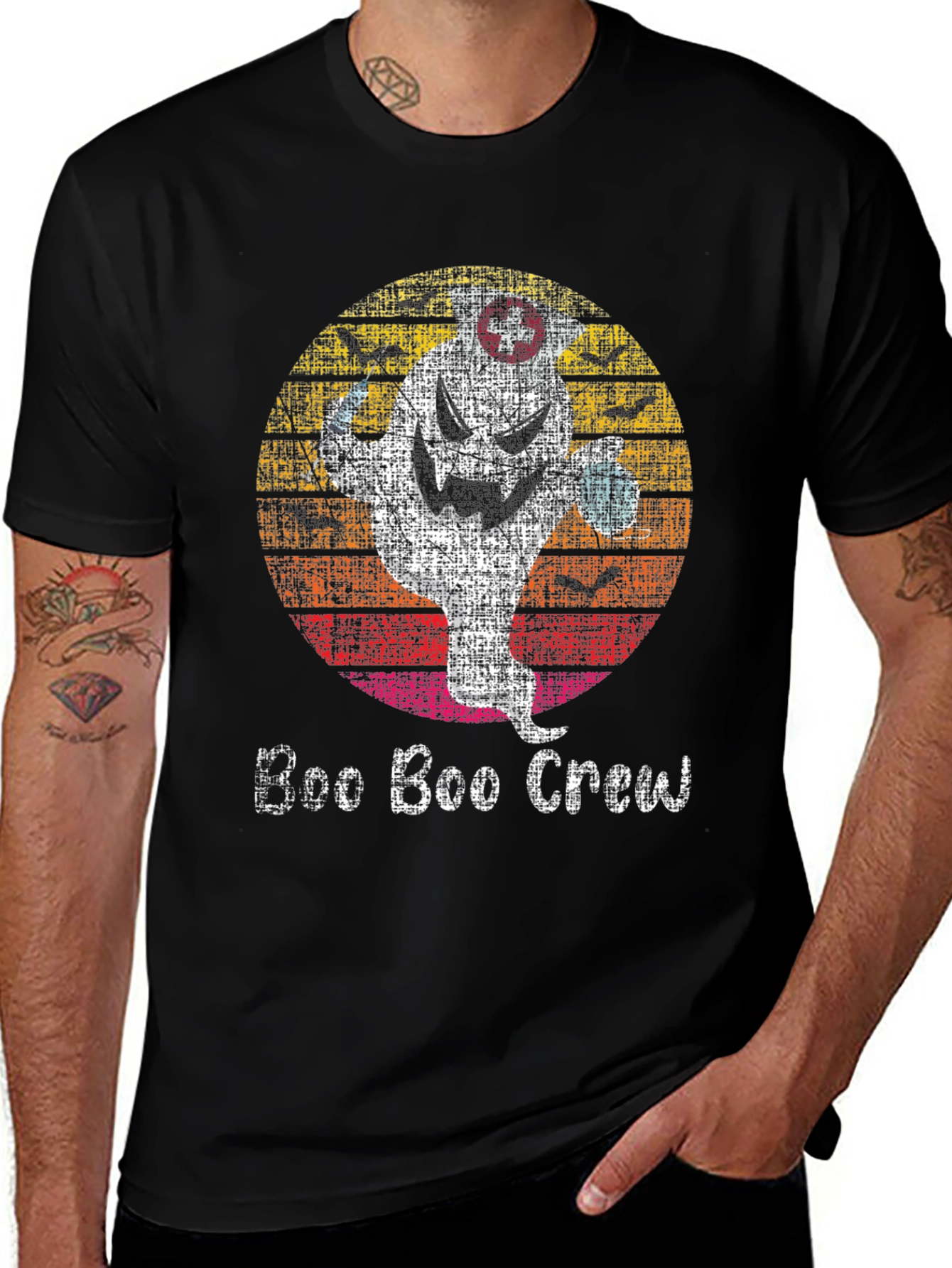 Boo Boo Crew T-Shirt Halloween Nurse Ghost