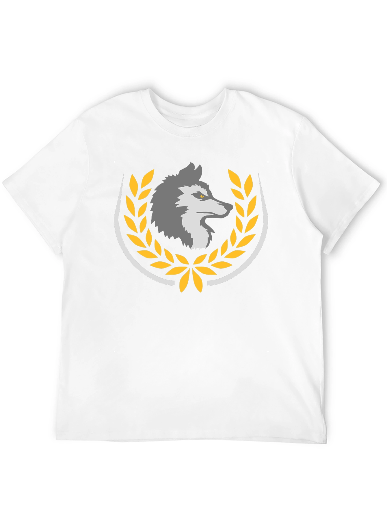 Wolf Crest Graphic Tee - Premium Black T-Shirt