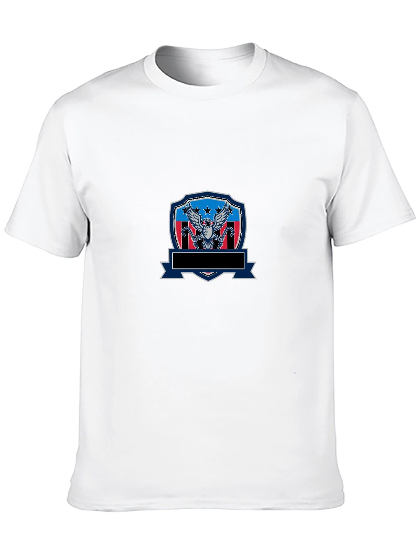 Patriotic Eagle Shield Graphic T-Shirt