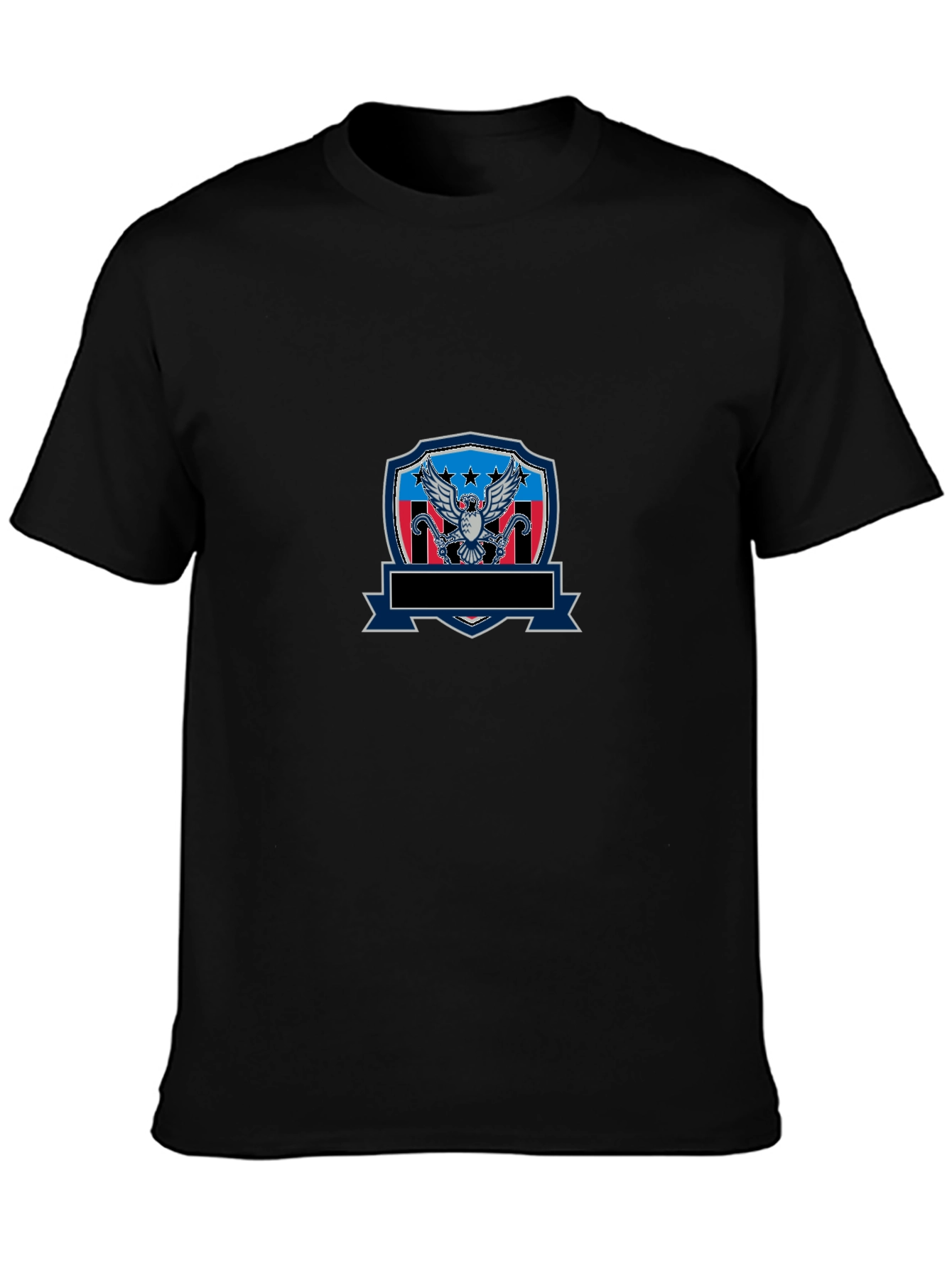 Patriotic Eagle Shield Graphic T-Shirt