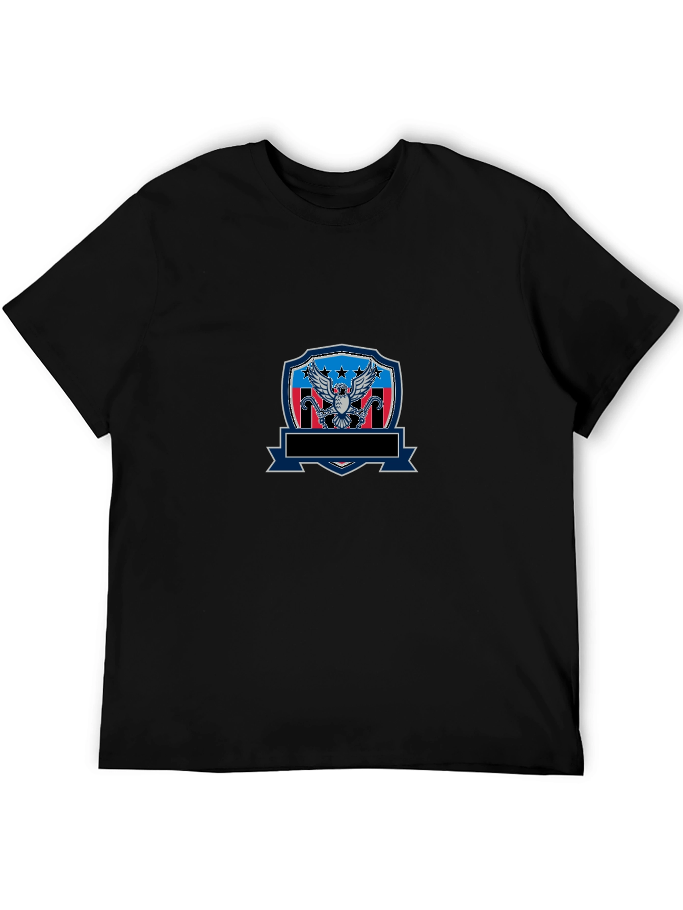 Patriotic Eagle Shield Graphic T-Shirt