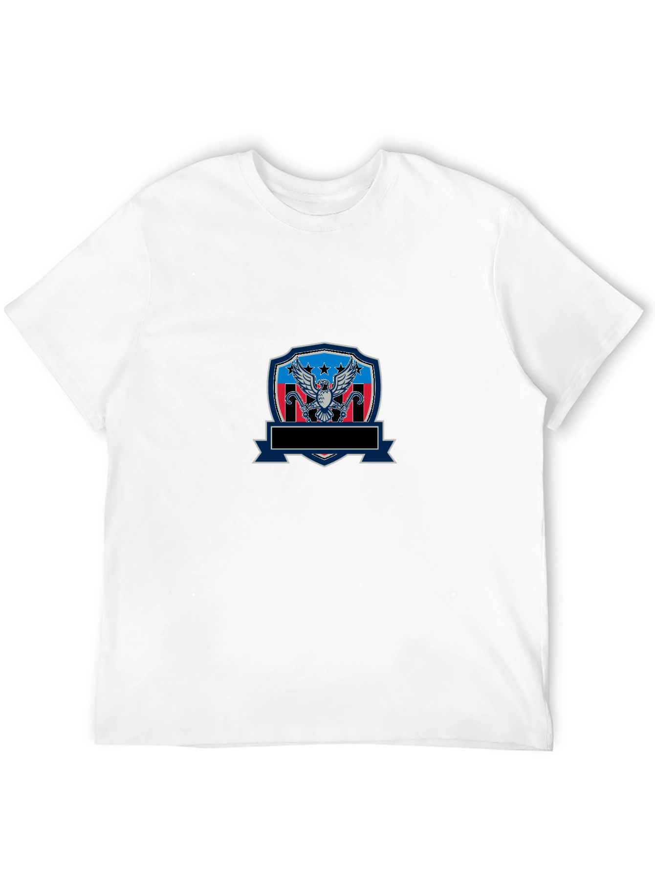 Patriotic Eagle Shield Graphic T-Shirt