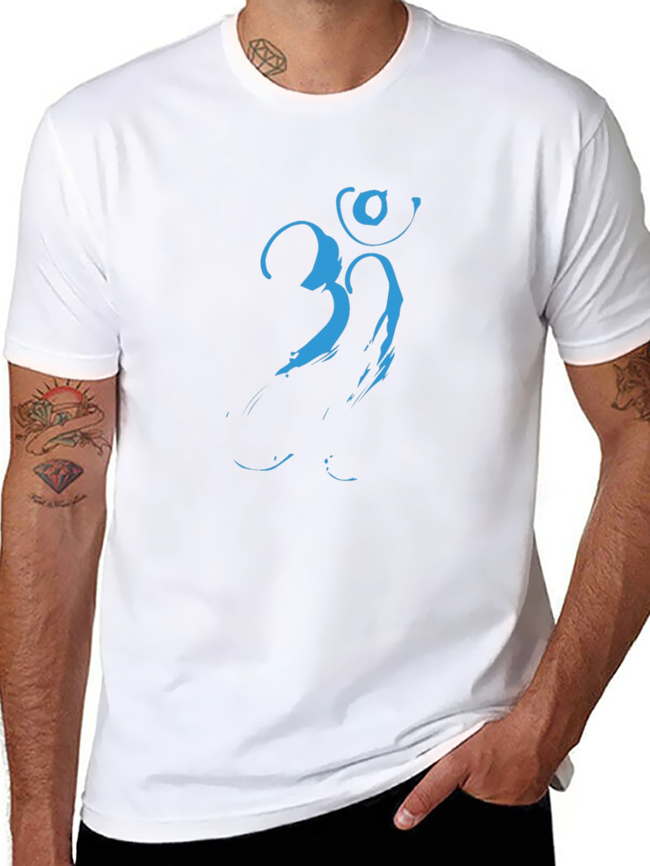 Om Symbol Mens Black T-Shirt