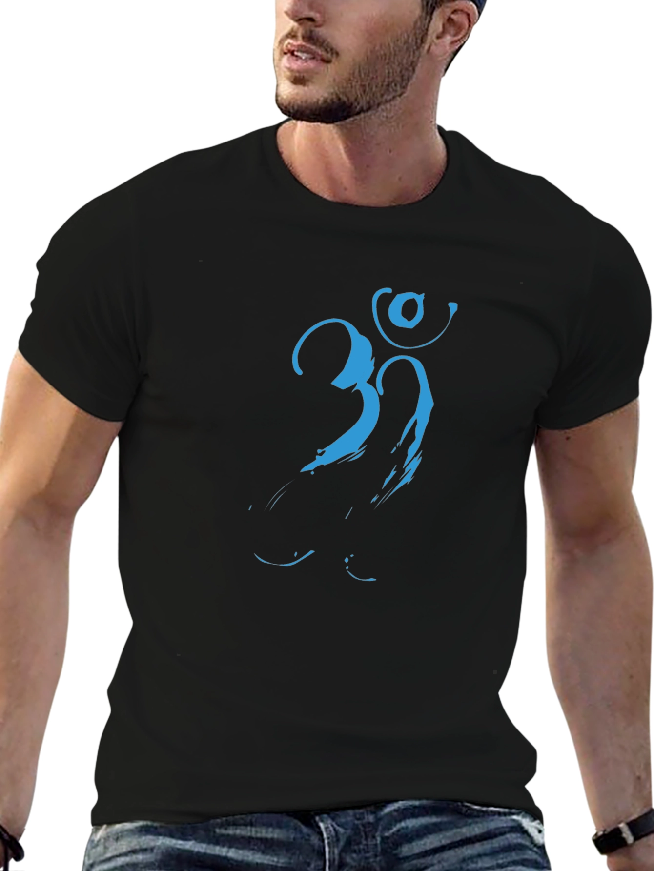 Om Symbol Mens Black T-Shirt