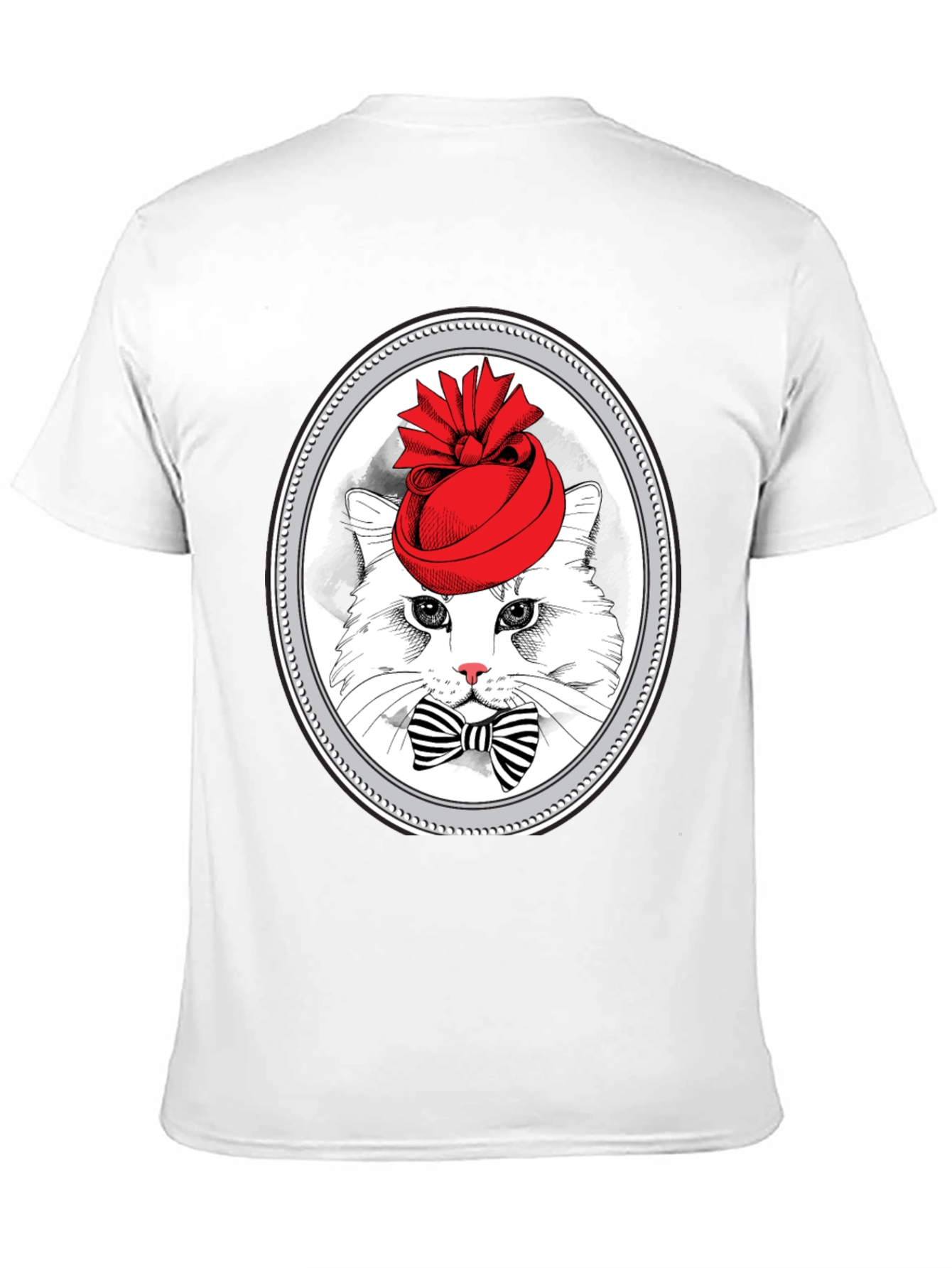Cat in Hat Graphic T-Shirt