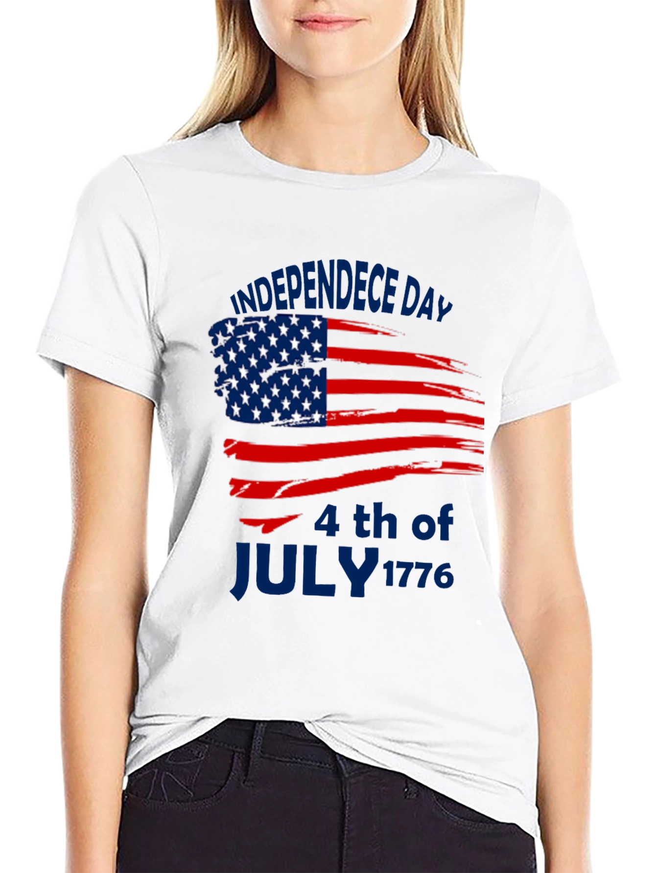 Independence Day American Flag T-Shirt