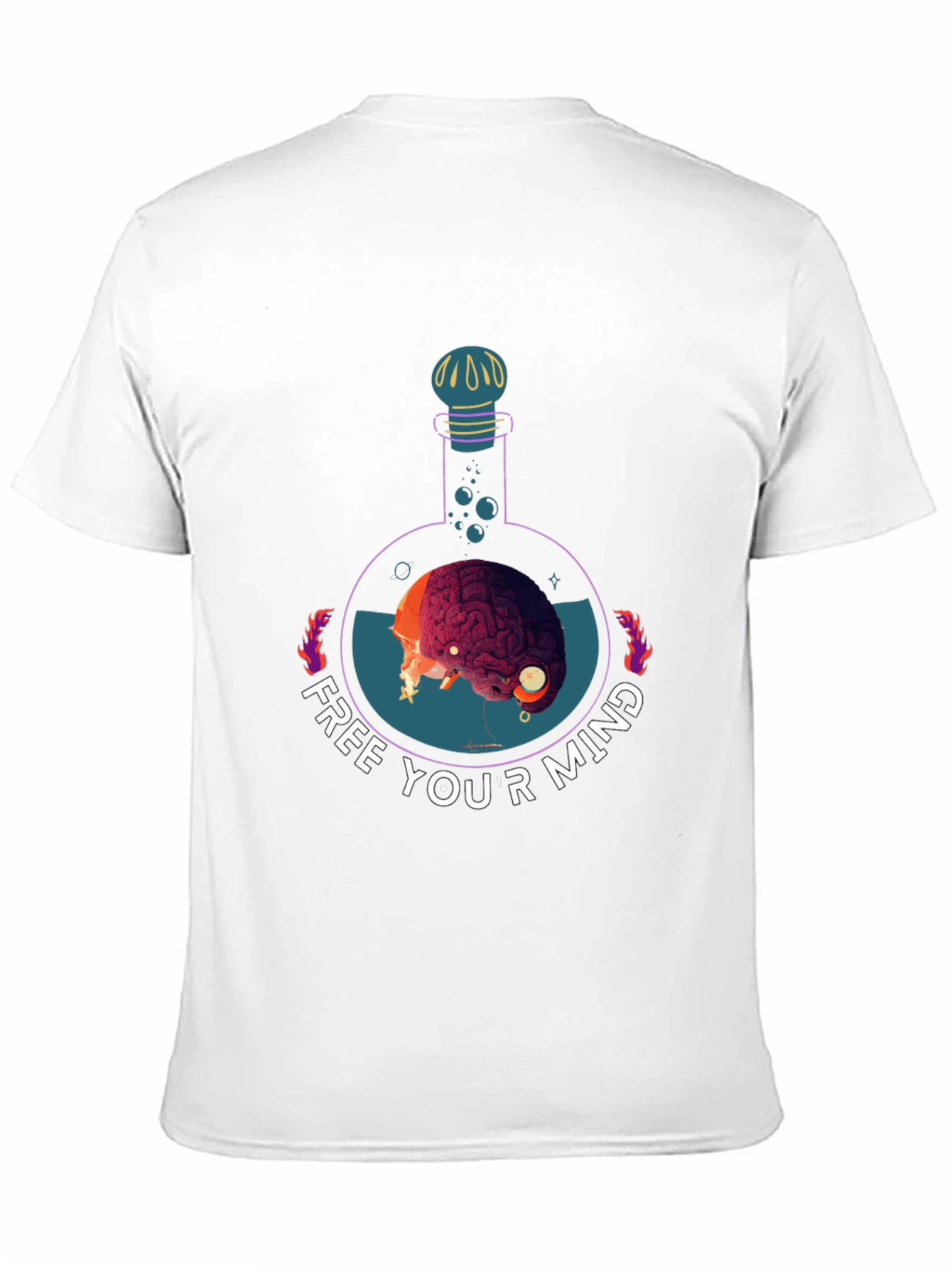 Free Your Mind Graphic Tee - Brain Potion Shirt