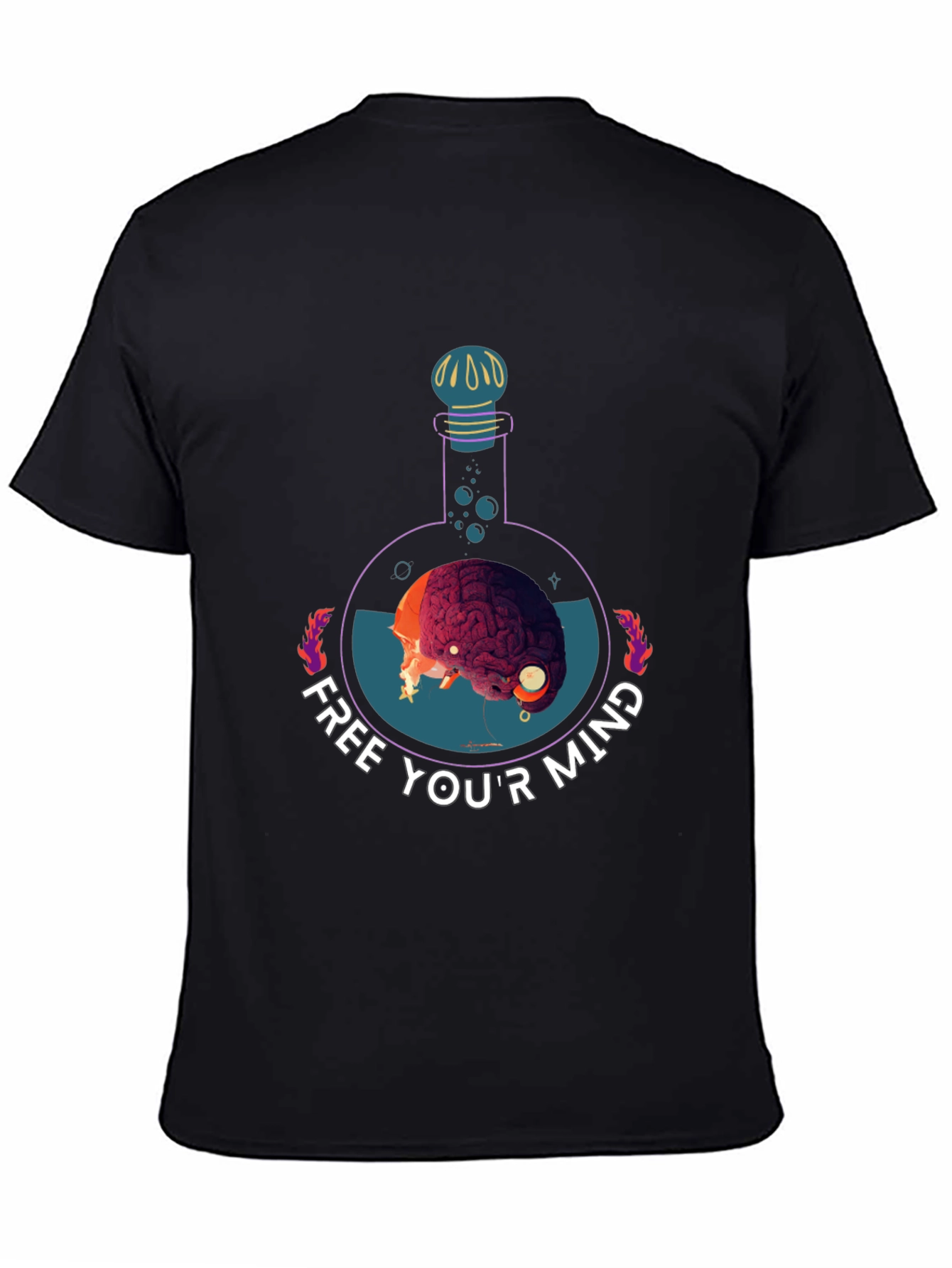 Free Your Mind Graphic Tee - Brain Potion Shirt