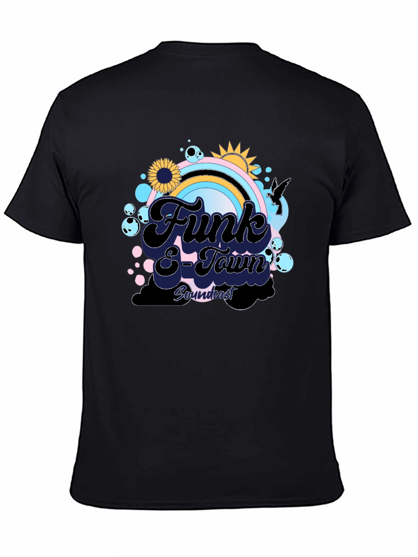 Funk E-Town Graphic Tee - Retro Style