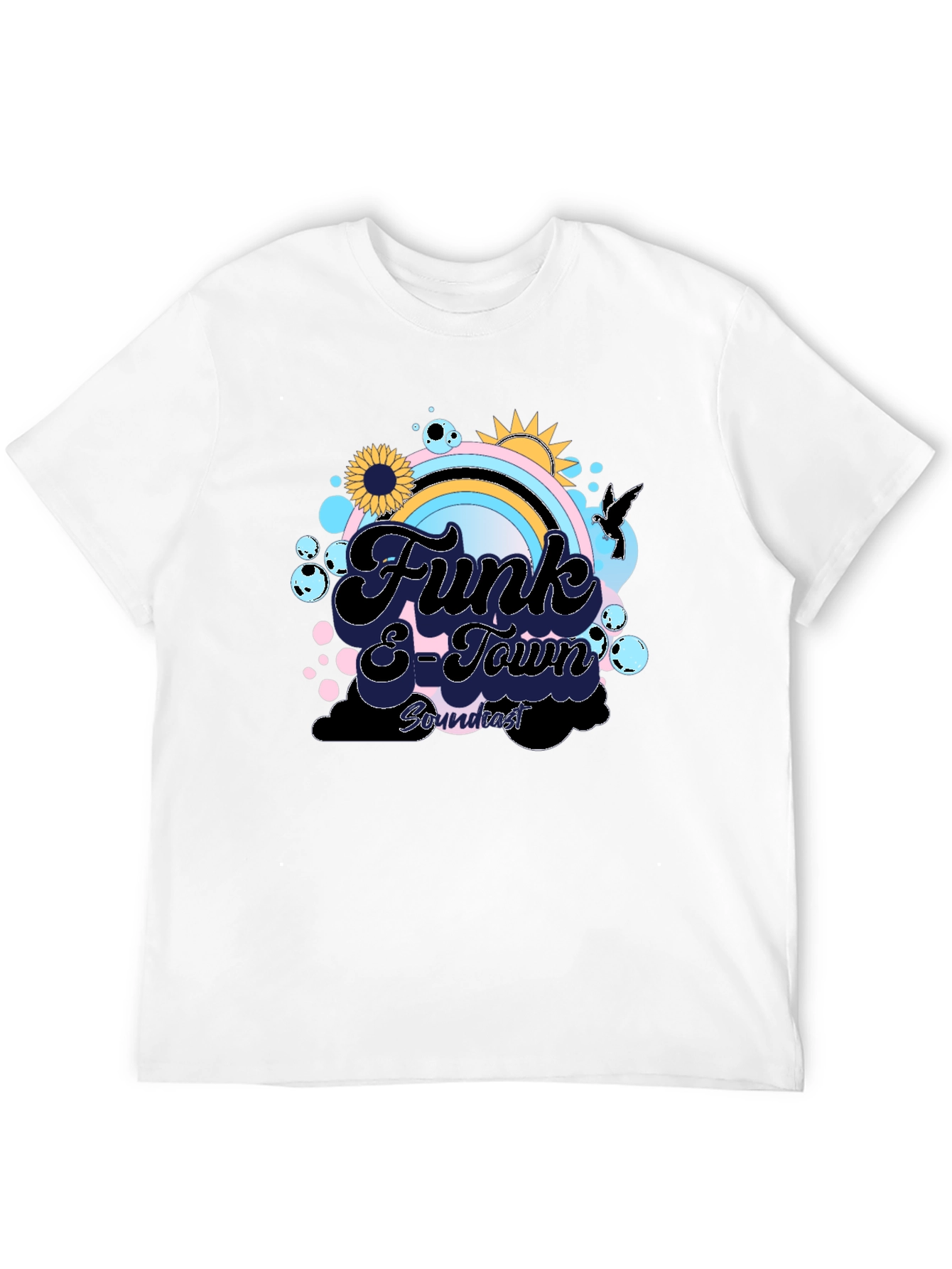 Funk E-Town Graphic Tee - Retro Style