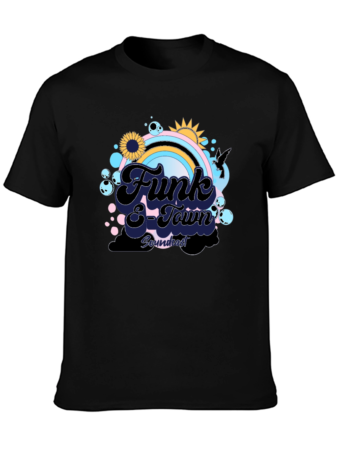 Funk E-Town Graphic Tee - Retro Style