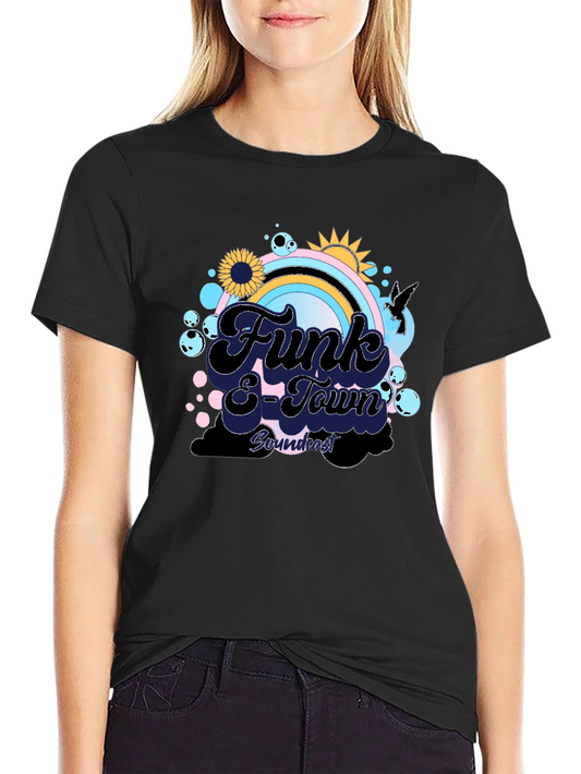 Funk E-Town Graphic Tee - Retro Style