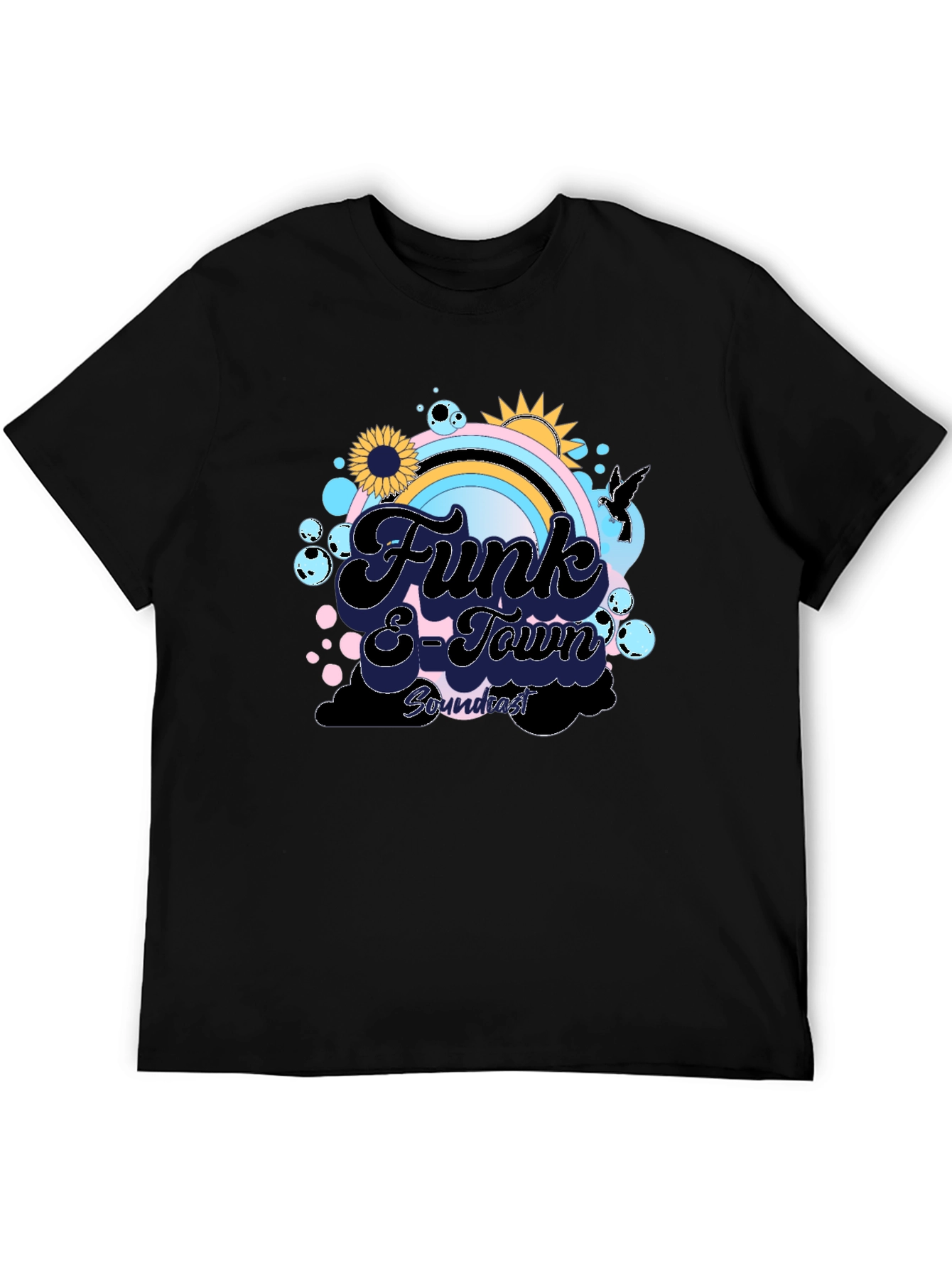 Funk E-Town Graphic Tee - Retro Style
