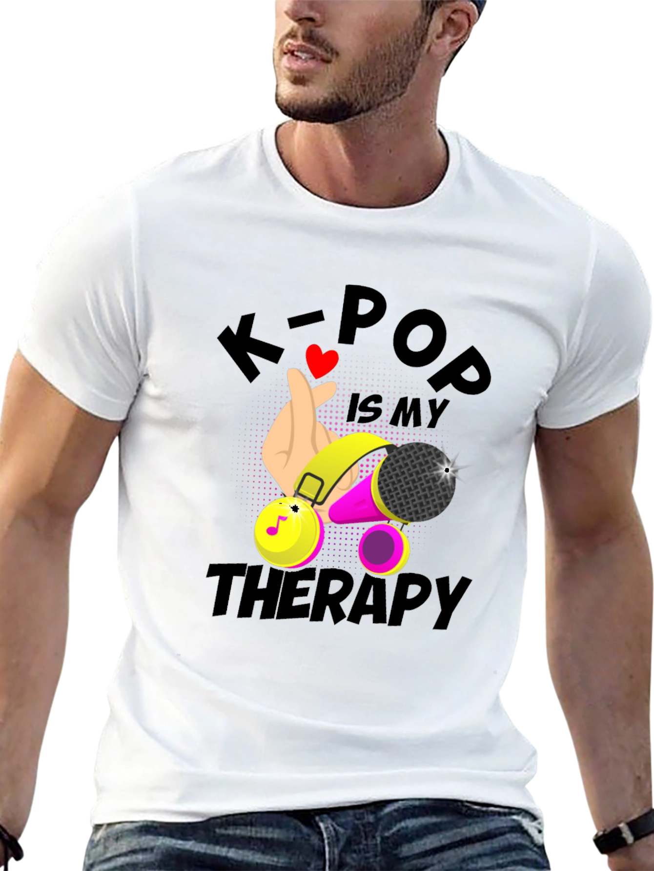 K-Pop Is My Therapy Graphic Tee