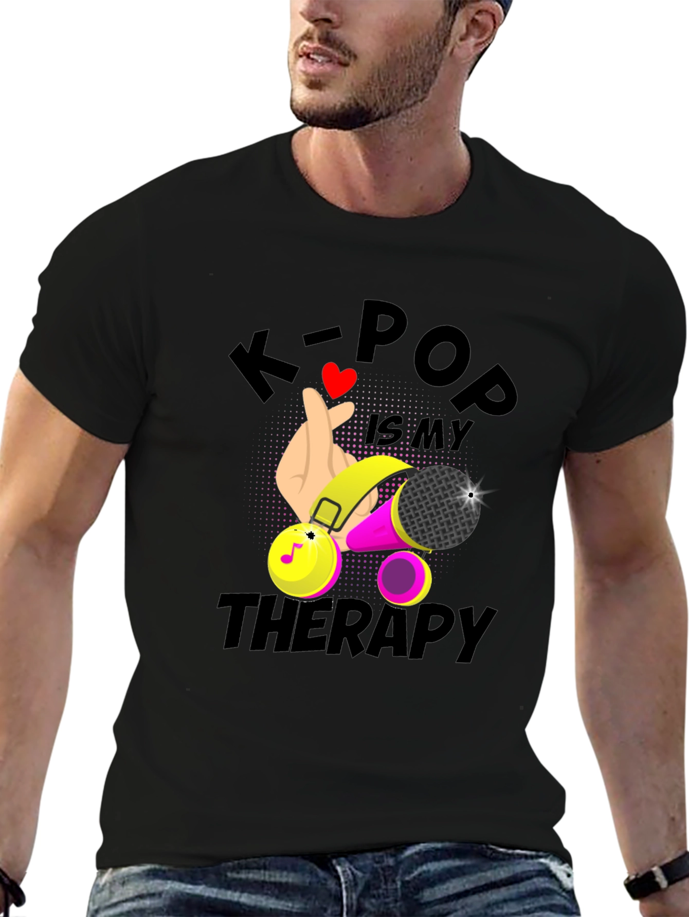 K-Pop Is My Therapy Graphic Tee