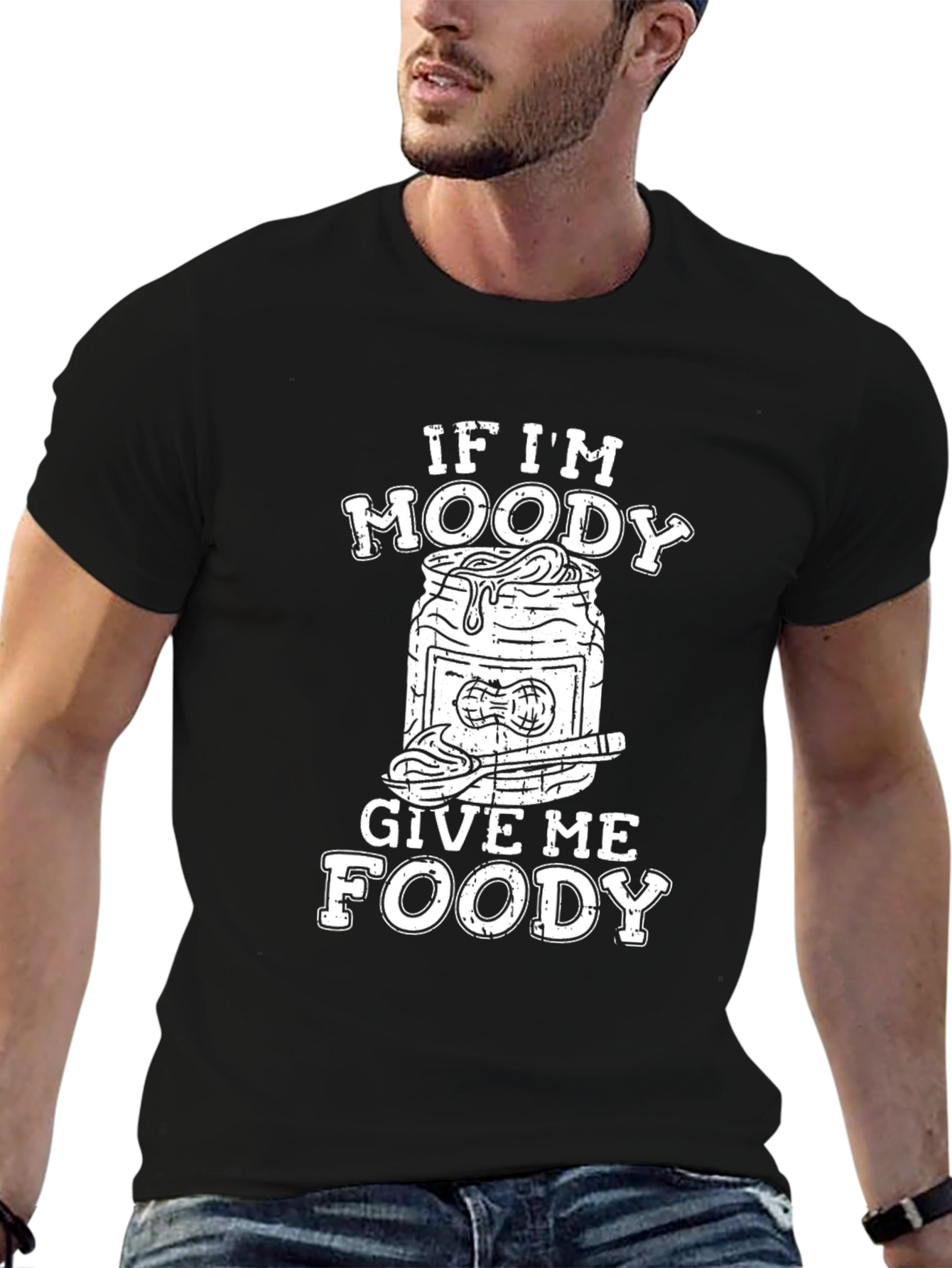 Moody Foody T-Shirt - Funny Graphic Tee
