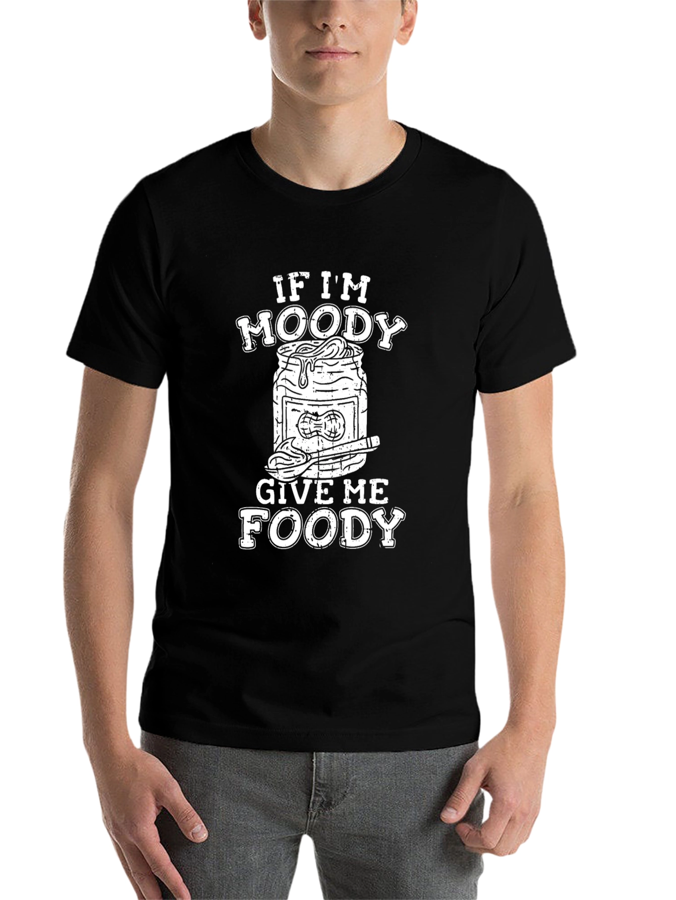 Moody Foody T-Shirt - Funny Graphic Tee