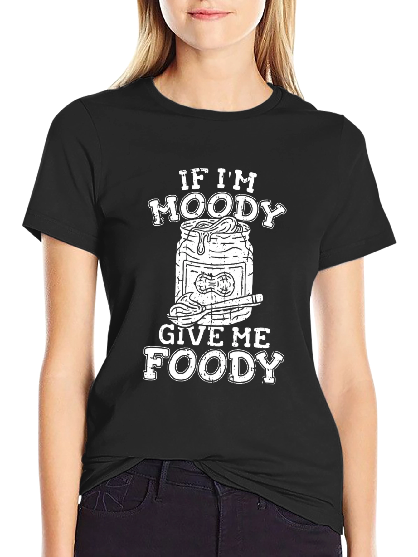 Moody Foody T-Shirt - Funny Graphic Tee