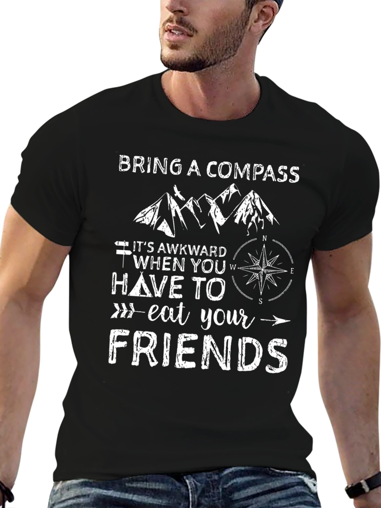 Bring a Compass T-Shirt Eat Your Friends