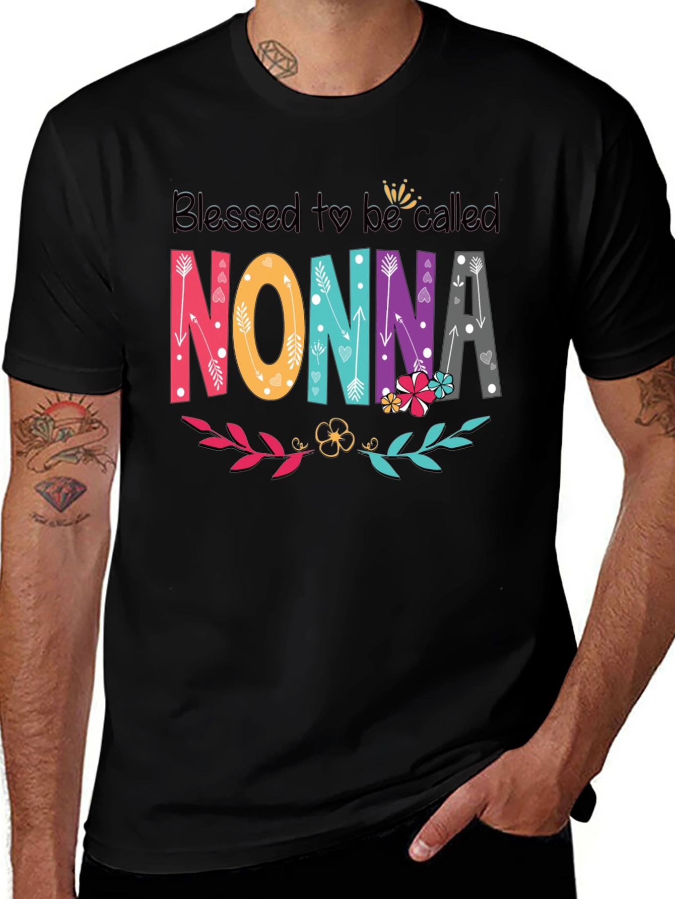Blessed Nonna Graphic T-Shirt