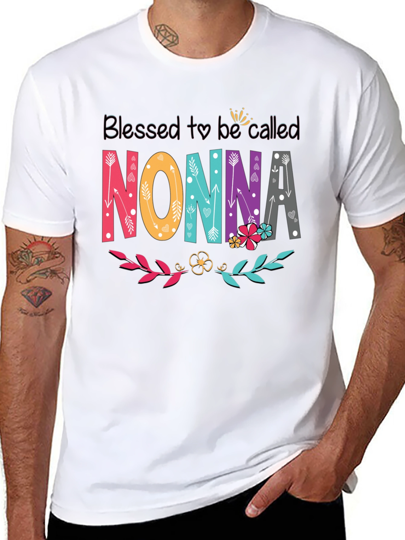 Blessed Nonna Graphic T-Shirt