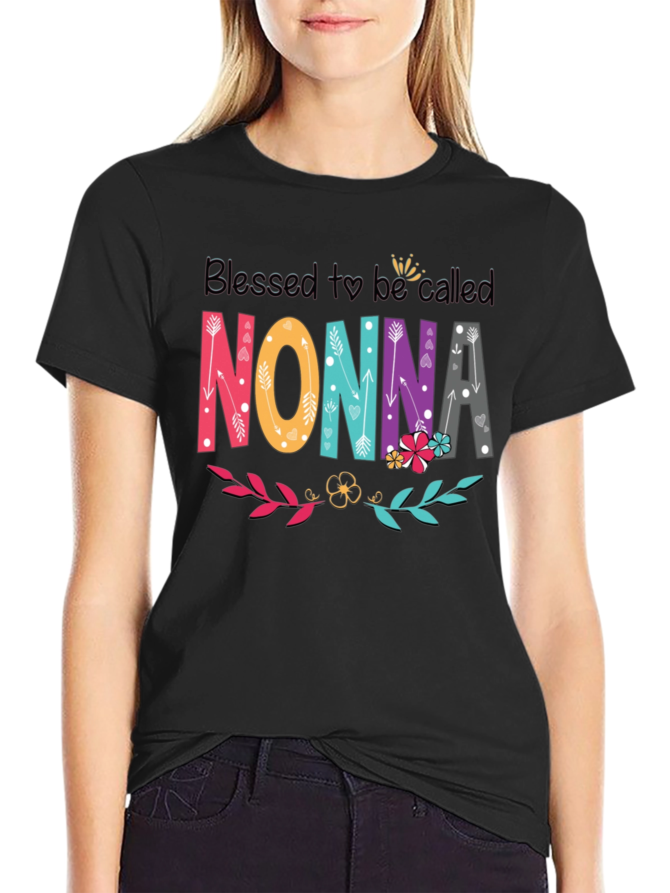 Blessed Nonna Graphic T-Shirt
